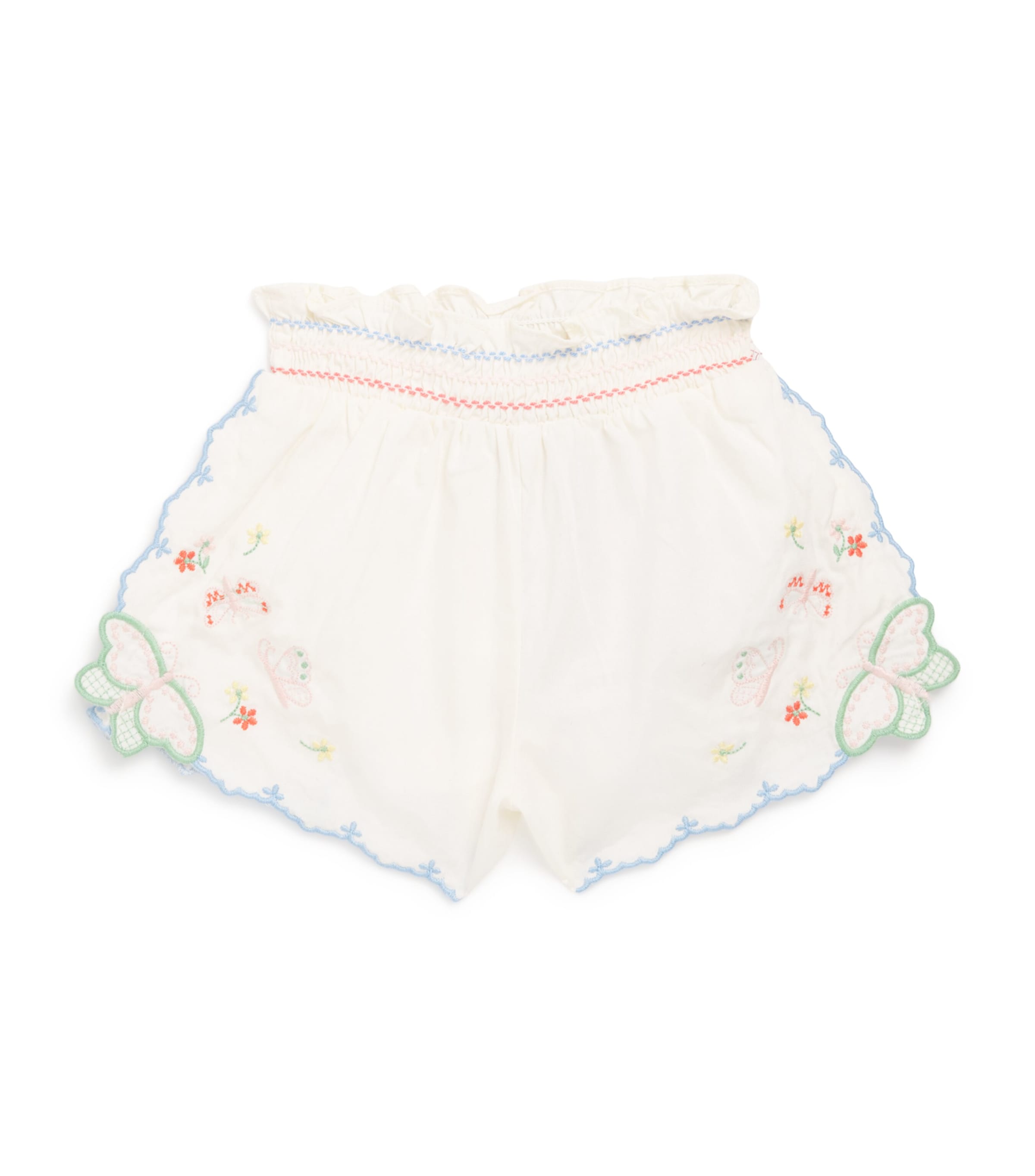 Gingersnaps Kids' Cotton Jisoo Shorts In White