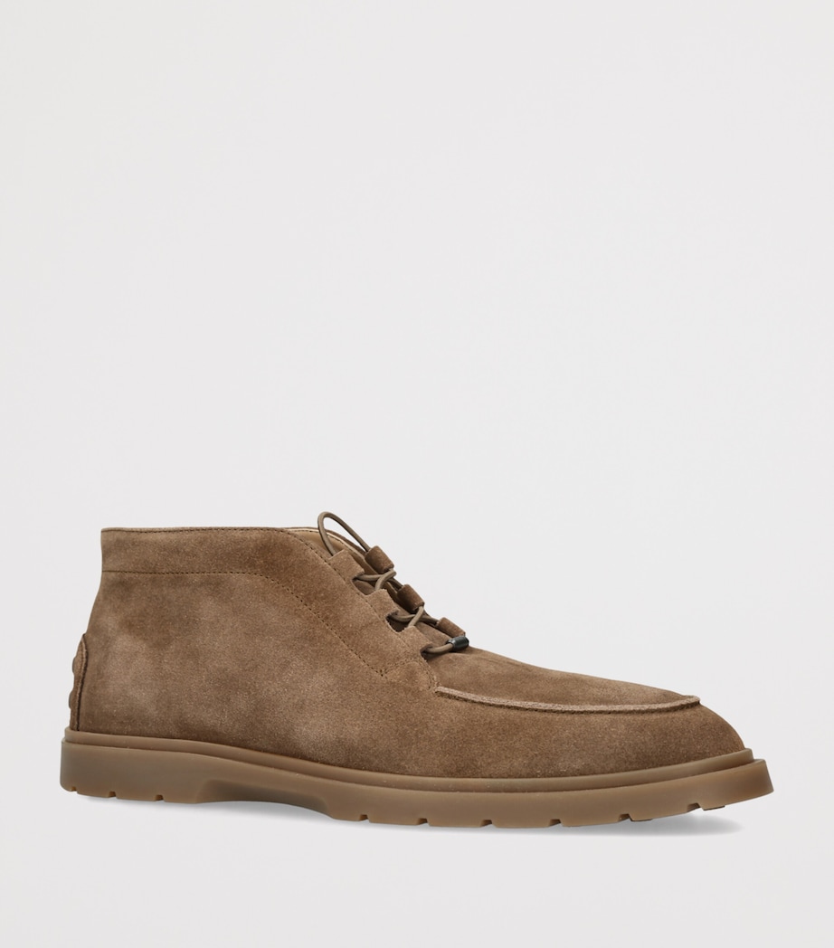 Tod's Suede Ankle Boots Brown Image 2