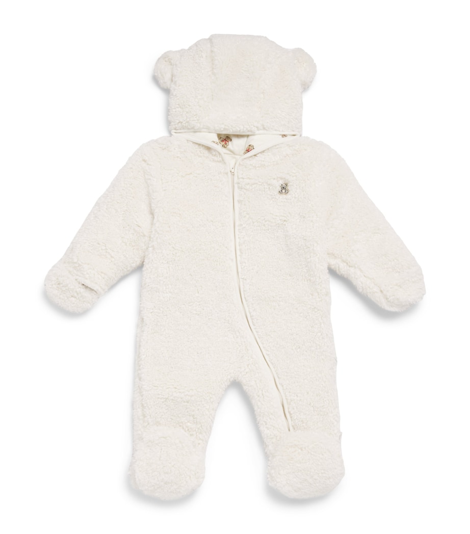 Harrods Hooded All-In-One (0-18 Months) Oatmeal Image 1
