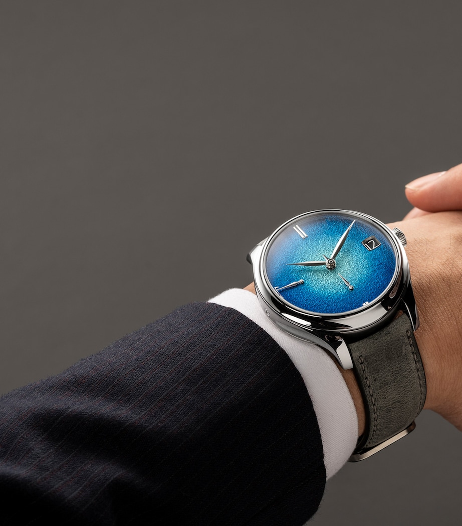 Tantalum Endeavour Perpetual Calendar Watch 42mm BLUE Image 3