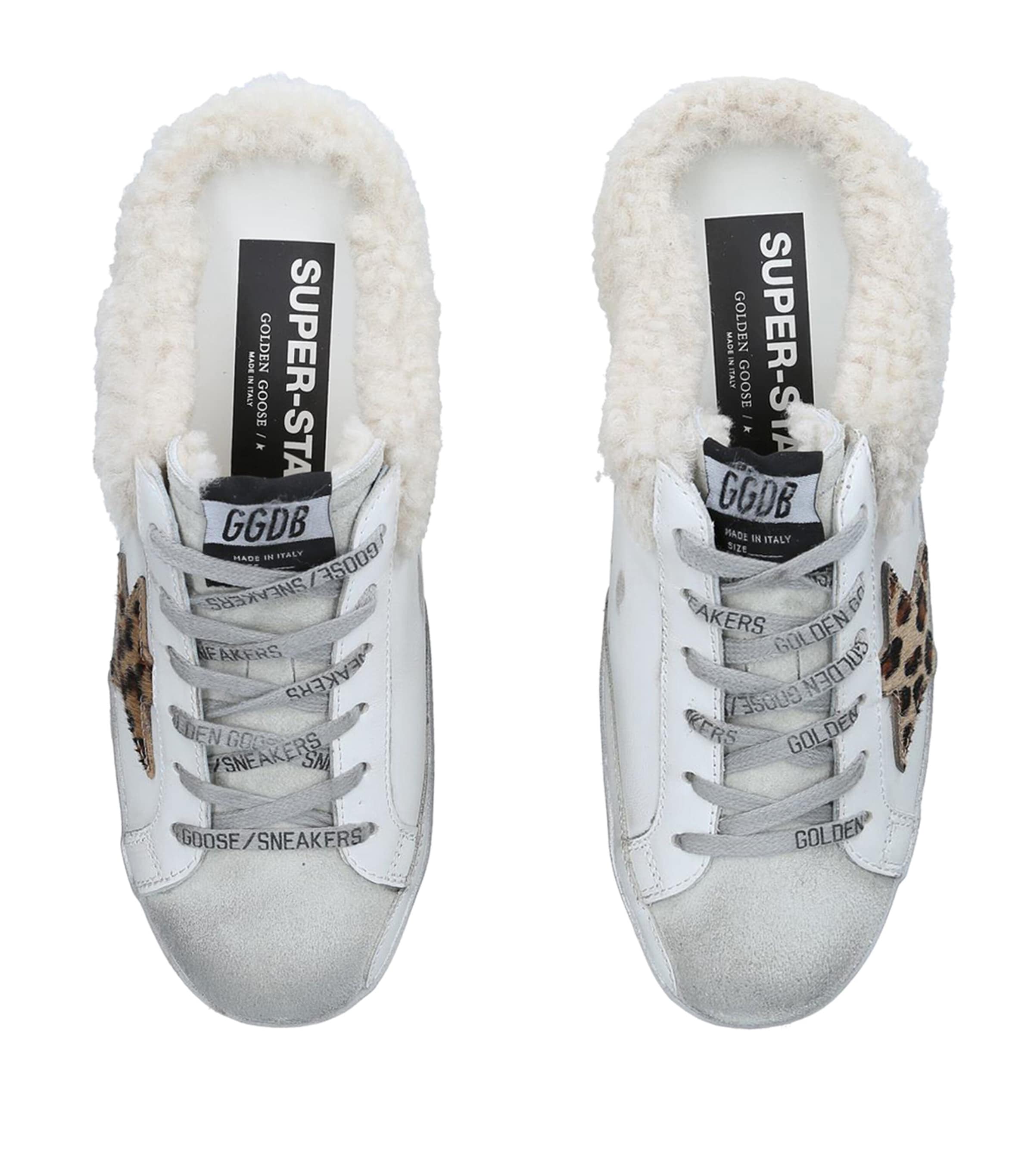 Golden Goose Leather Superstar Sabot Sneakers White/oth Image 4