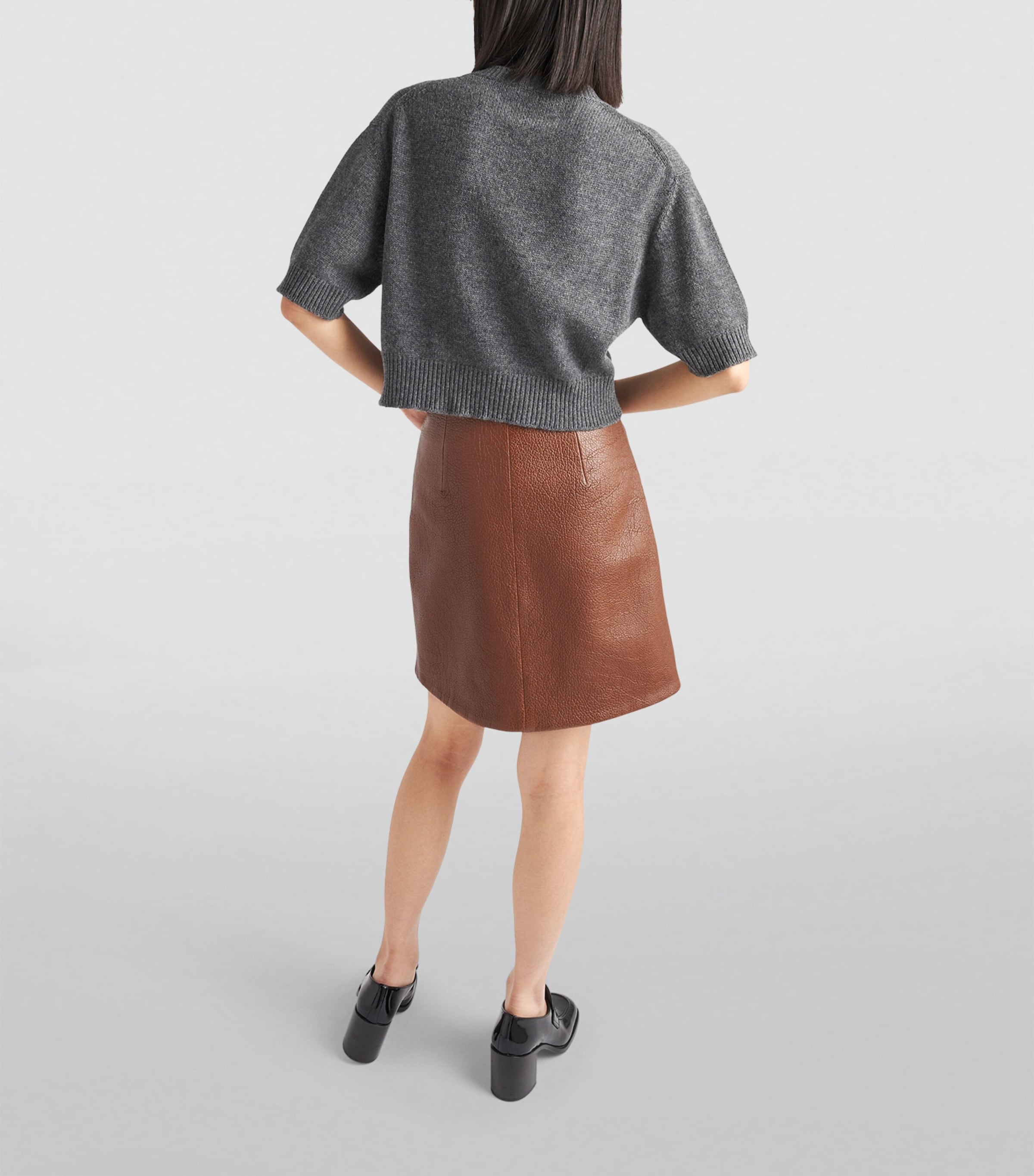 Wool-Cashmere Logo Sweater F0480 Image 4