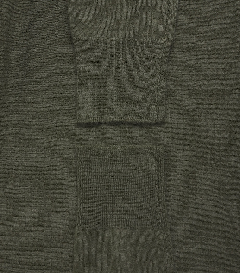 Joseph Womens Cashmere Cashair Sweater Palm Leaf Image 6