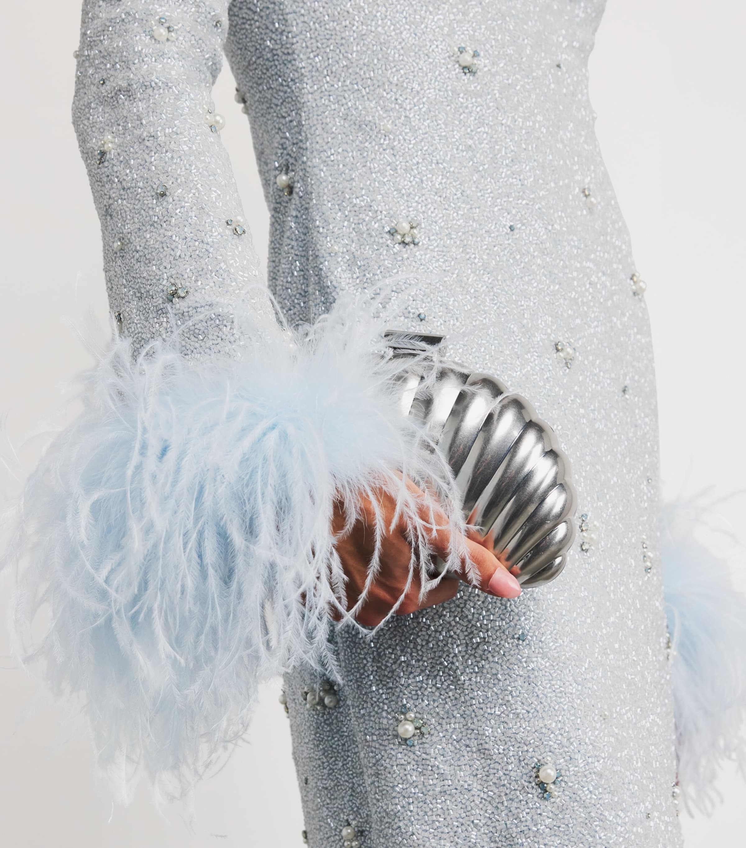 Embellished Mae Maxi Dress AZURE GRADIENT Image 4