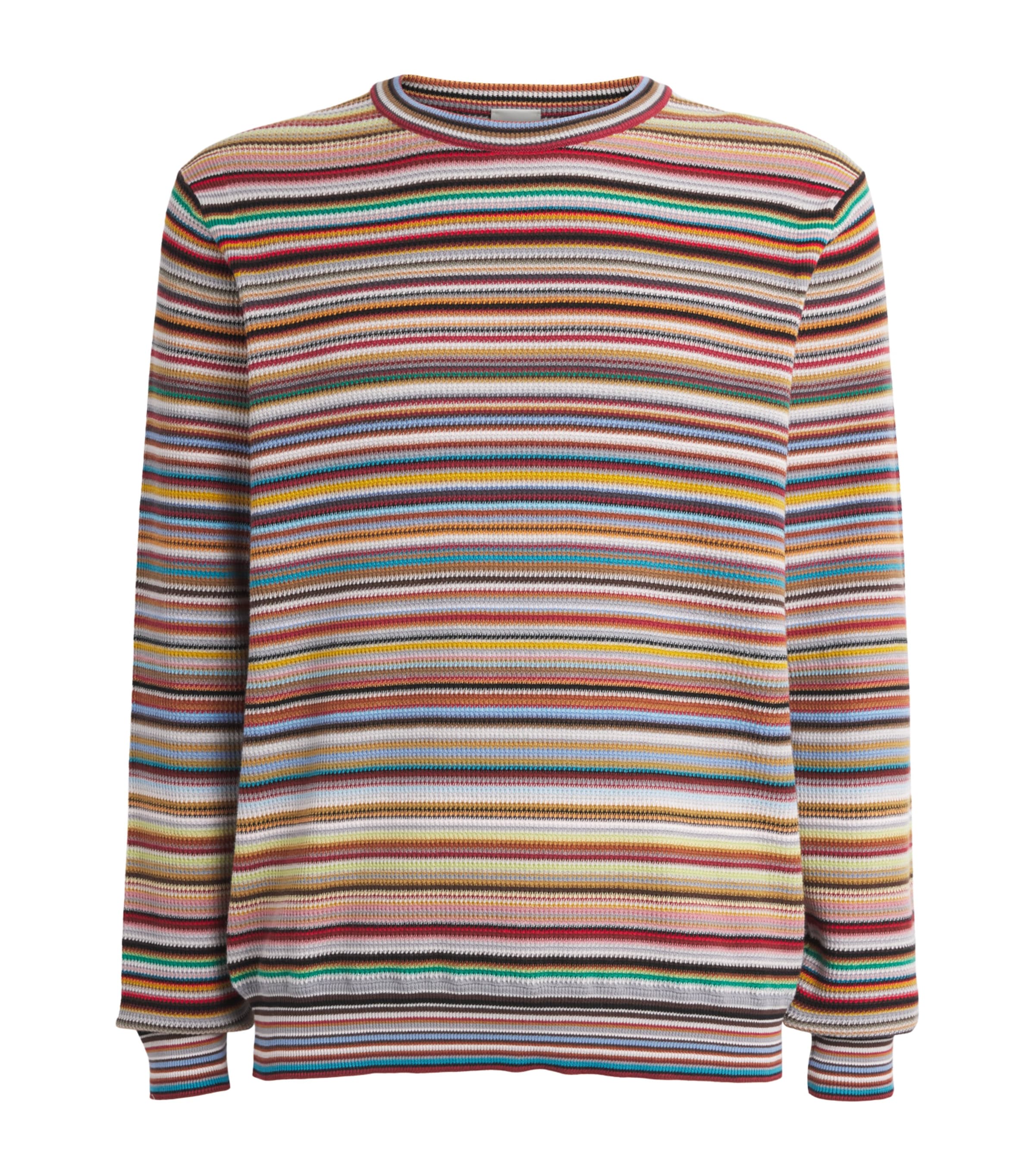 Paul Smith Mens Cotton Signature Stripe Sweater Coloured Image 1