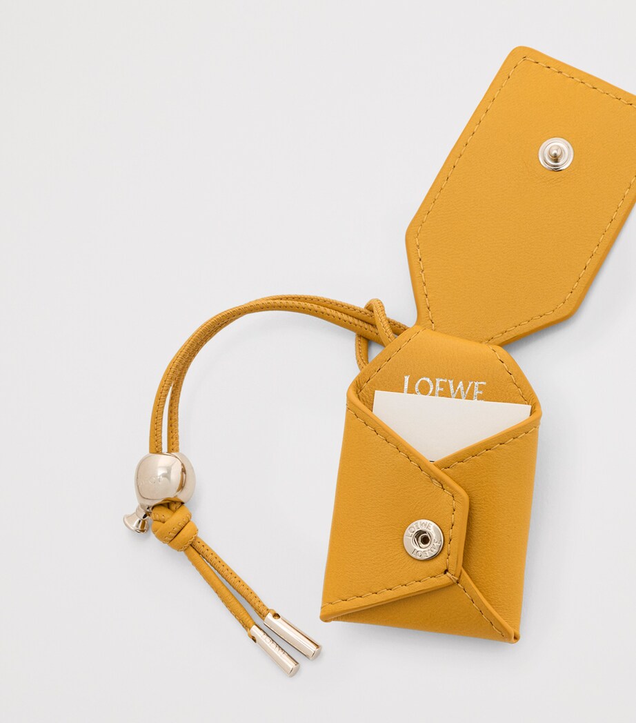 LOEWE x Paula's Ibiza Mini Lambskin Puzzle Top-Handle Bag Mustard Image 13