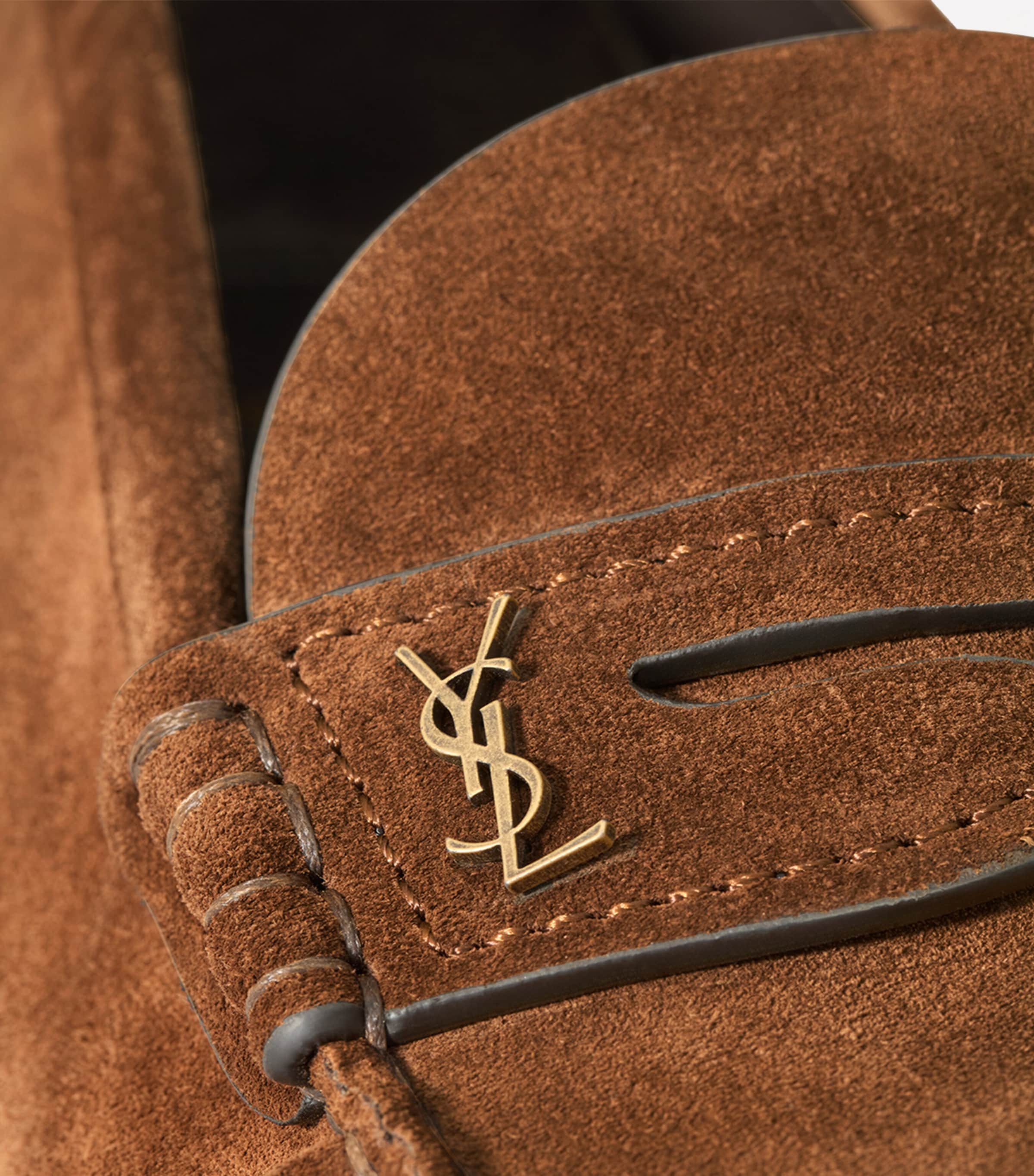 Suede Laurent Loafers 2732 Image 4