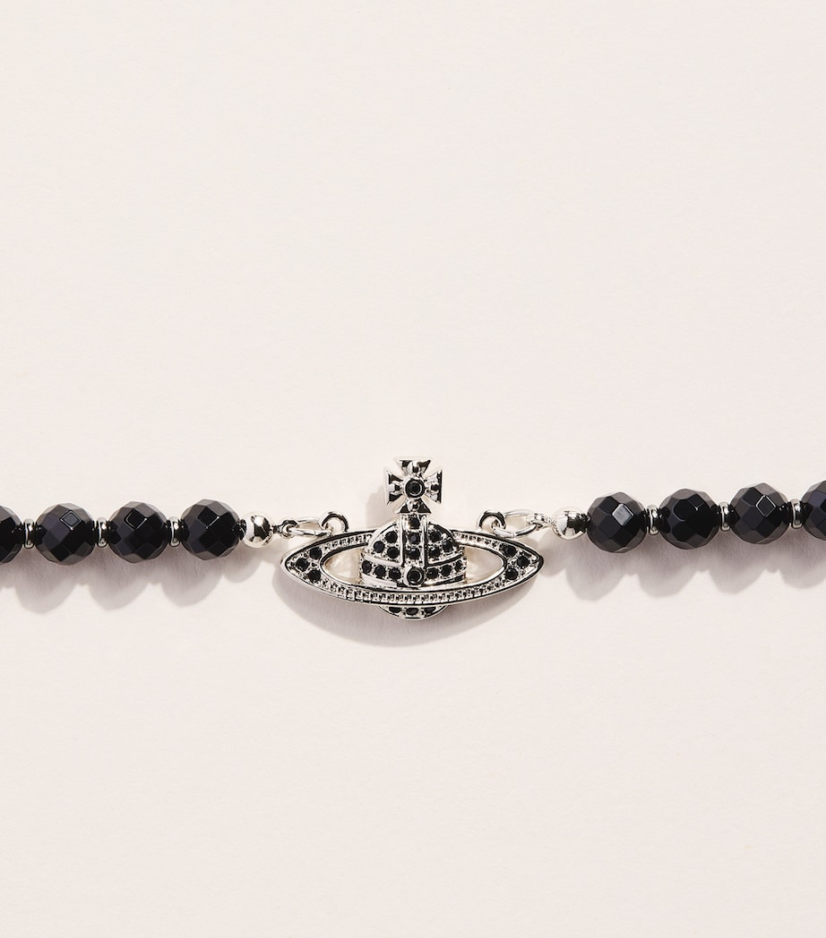 Vivienne Westwood Man. Messaline Choker Plt/rth/jcr/blk Image 4