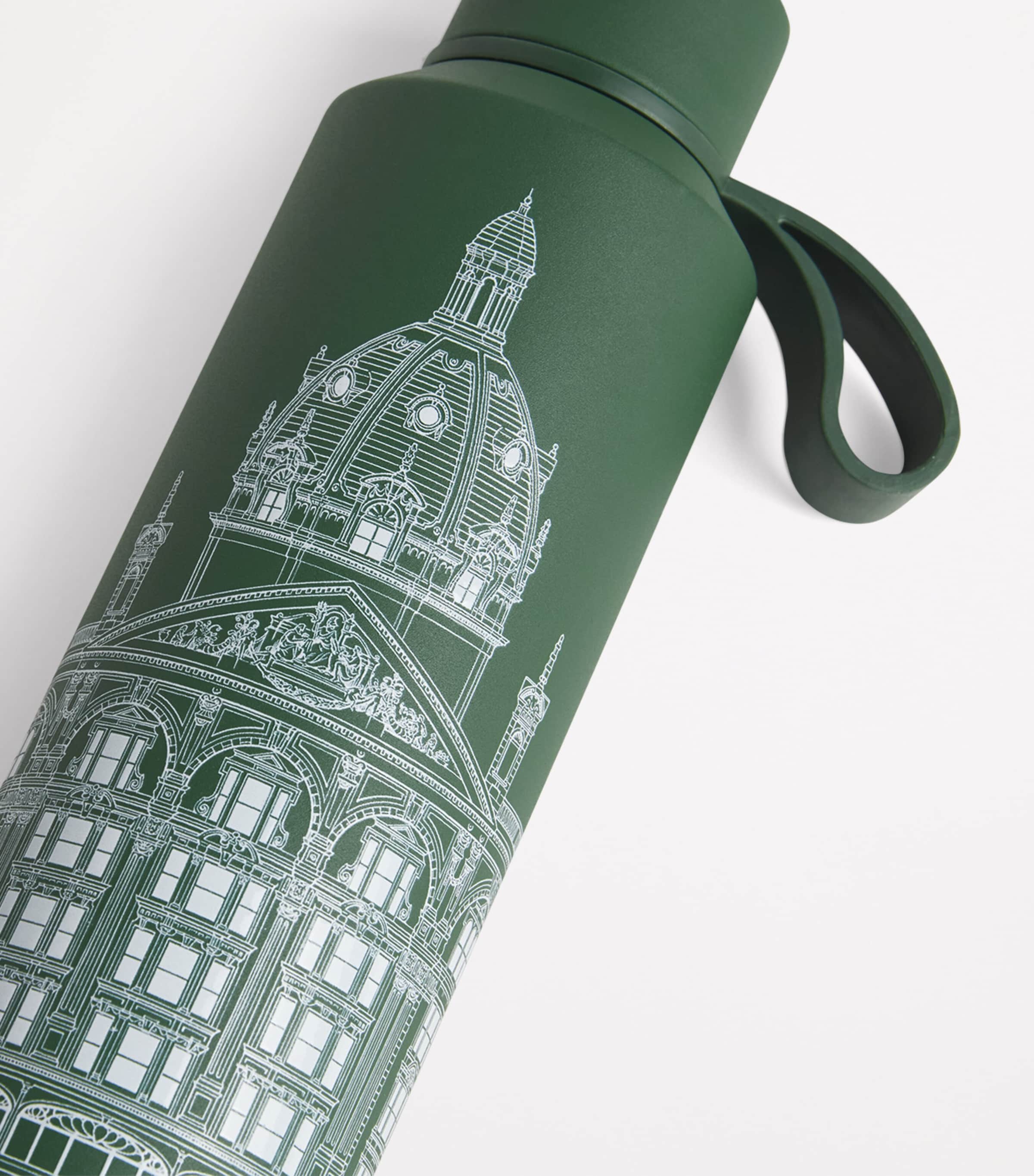 Knightsbridge Water Bottle HARRODS GREEN Image 3