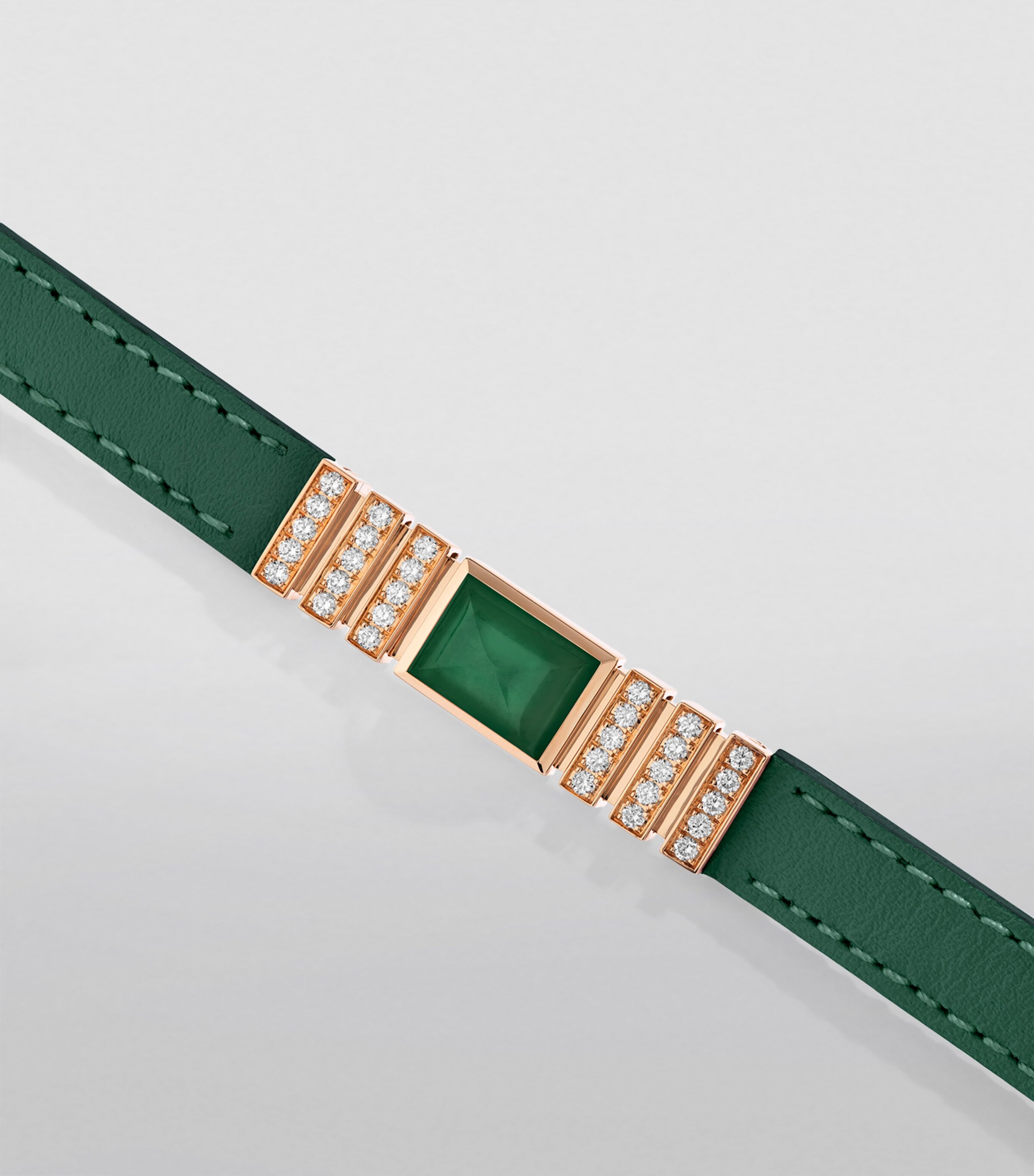 Rose Gold, Diamond and Nappa Leather UNII Bracelet ROSE GOLD Image 4