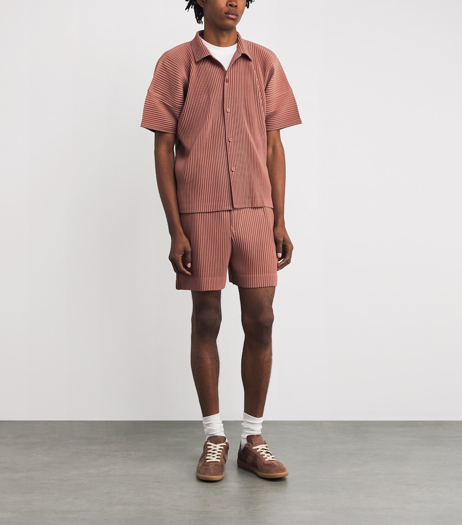 Pleated Shirt 26-VANADINITE RED Image 2