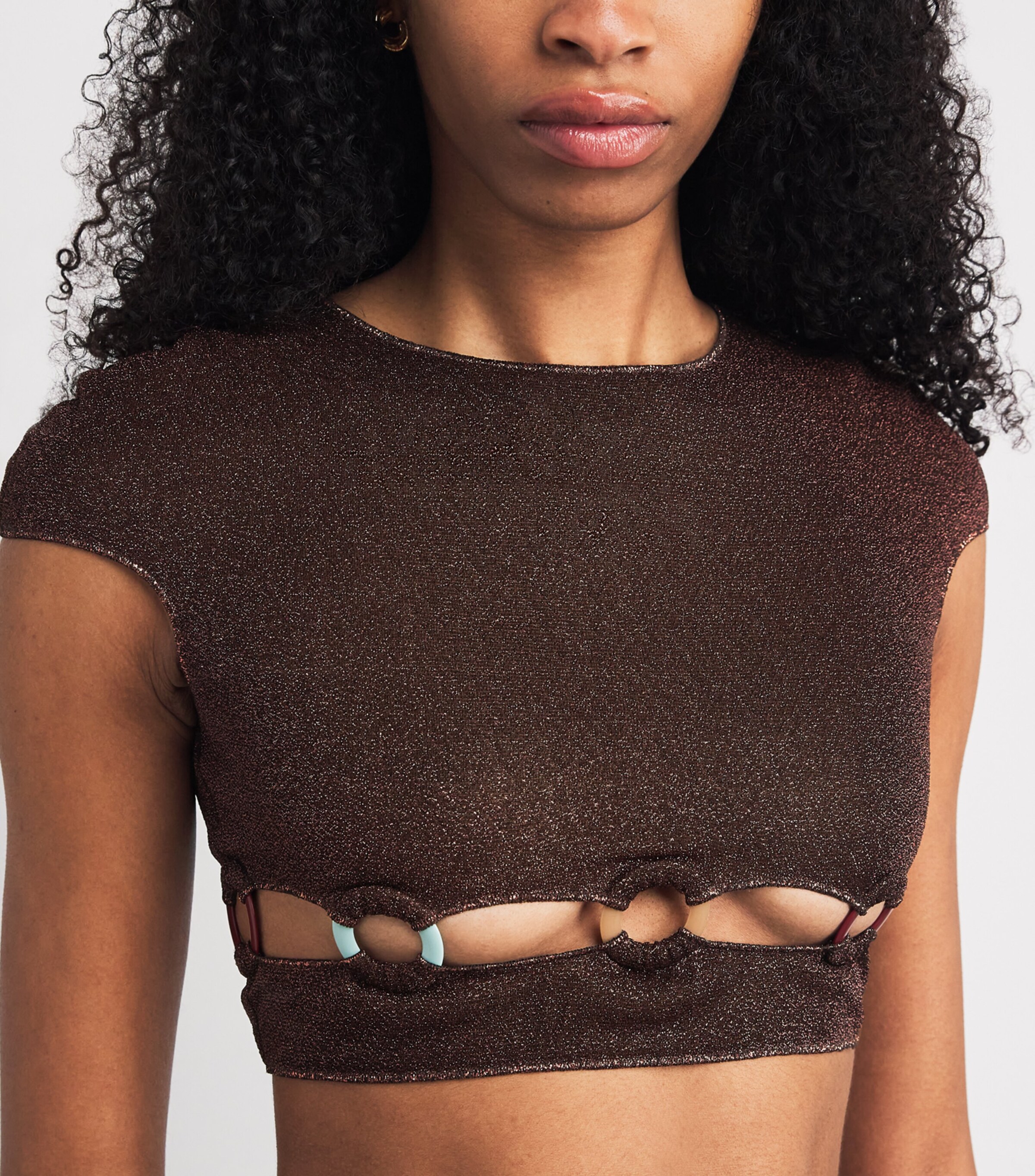 Multi-Ring Lumière Top CHOCOLATE Image 6