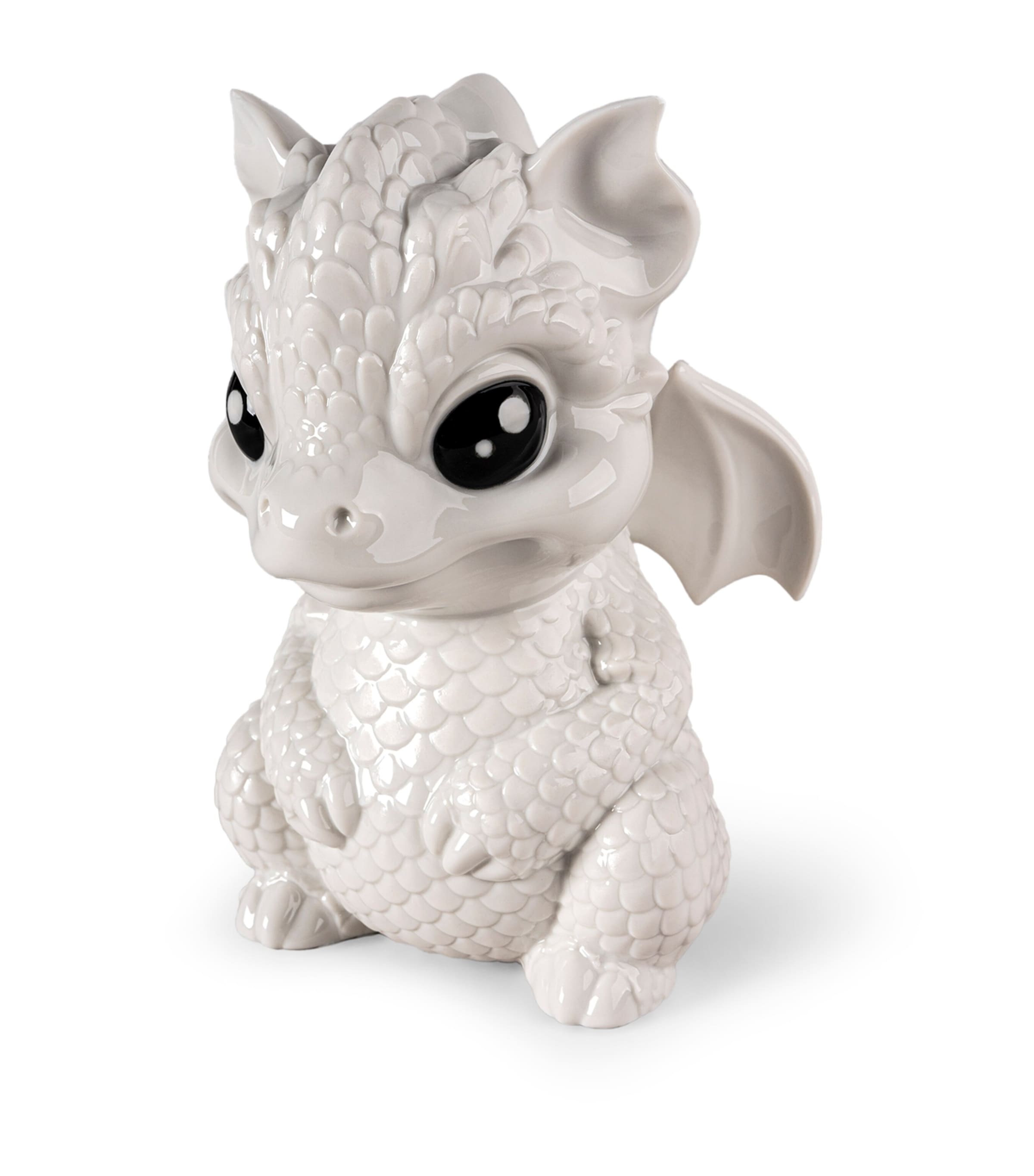 Lladró Porcelain Baby Dragon Sculpture White Image 3
