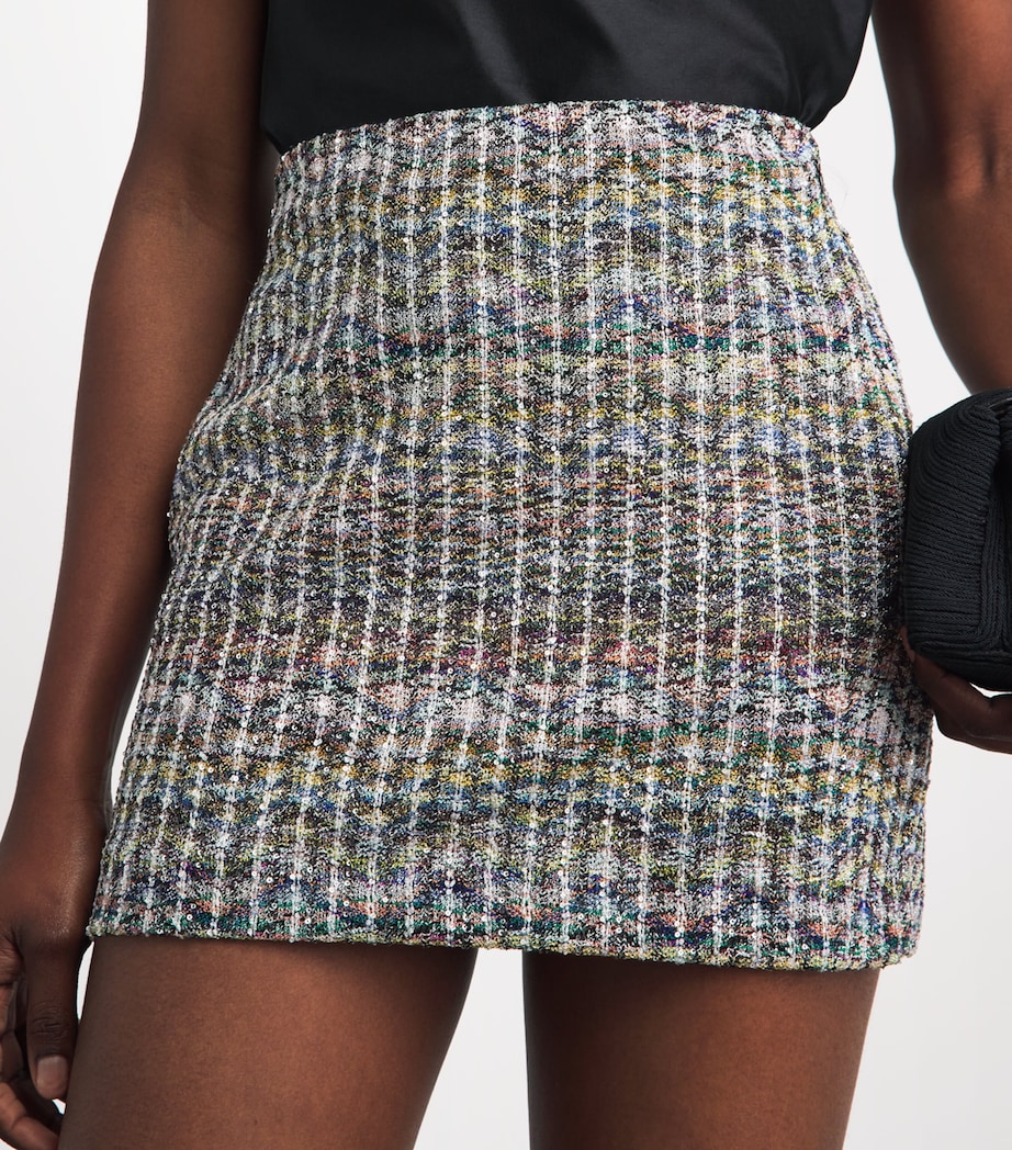 Missoni Womens Chevron Mini Skirt Smspw Light Multiclr Image 3
