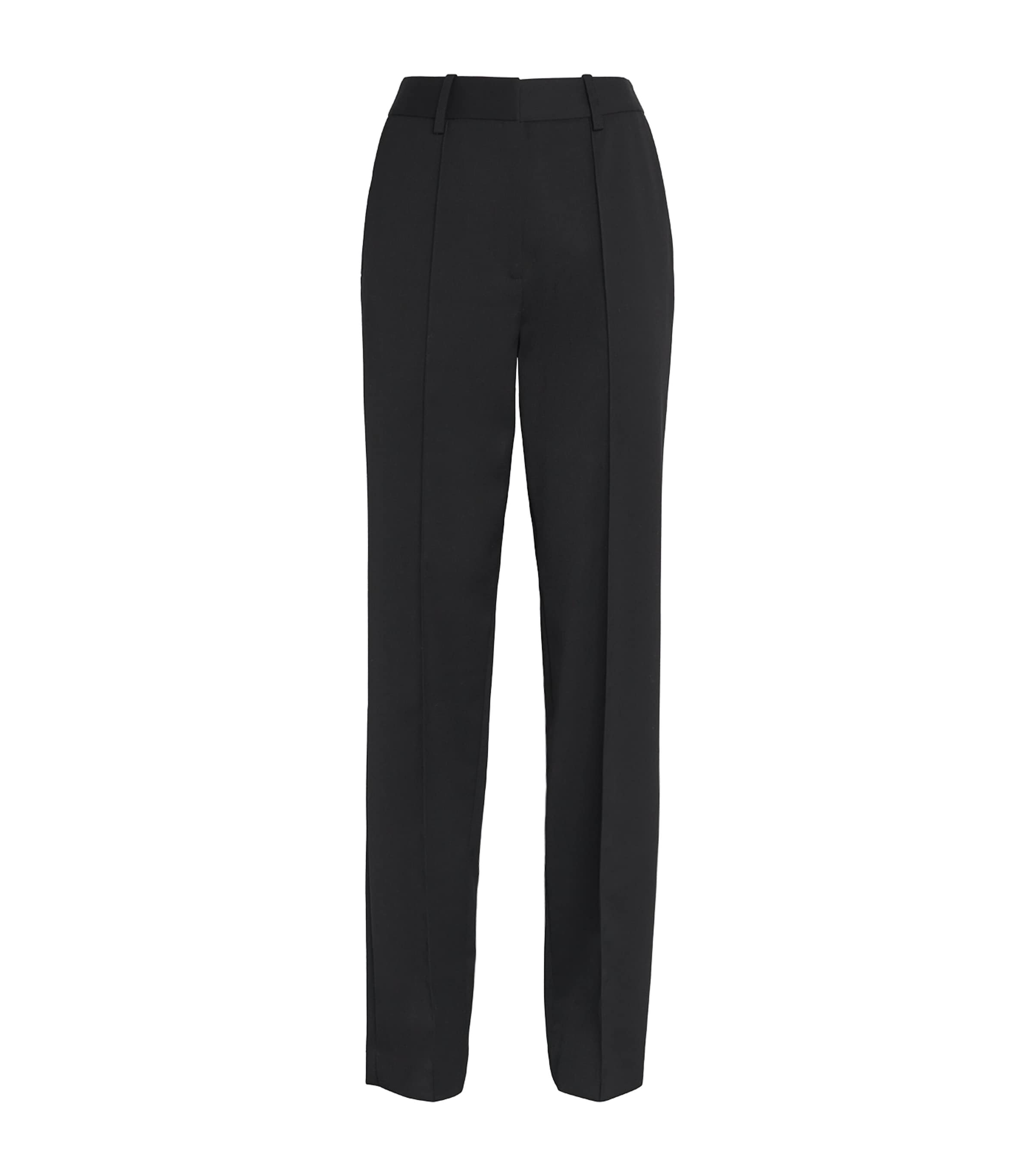 Straight Tailored Trousers BLACK Image 1