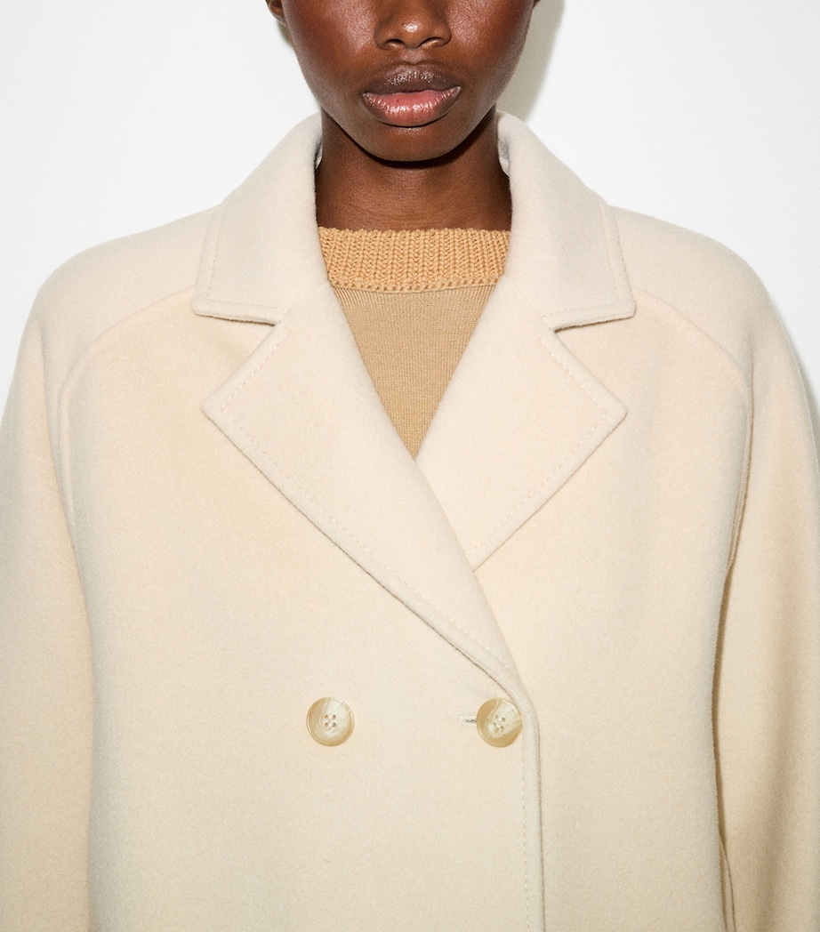 MAX&Co. Womens Virgin Wool Coat Milk Image 6