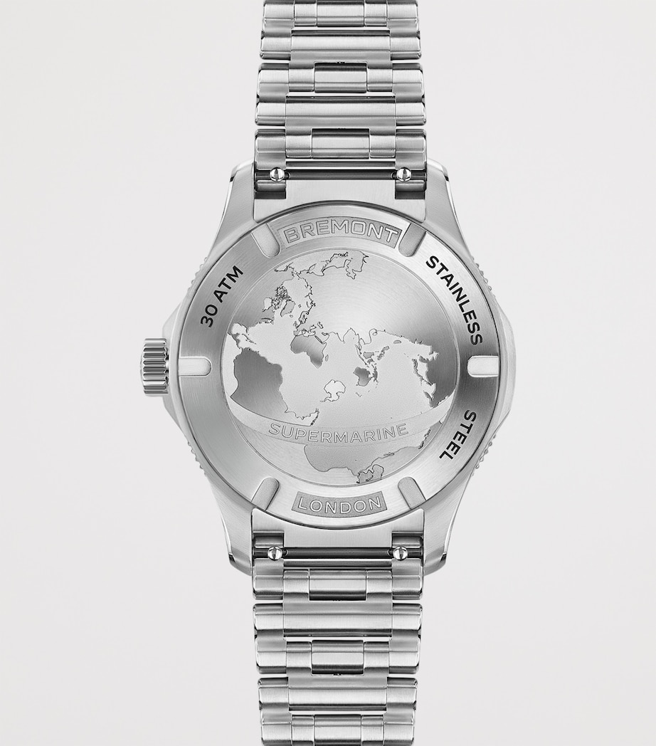 Stainless Steel 300m Supermarine Watch 40mm BLACK Image 2