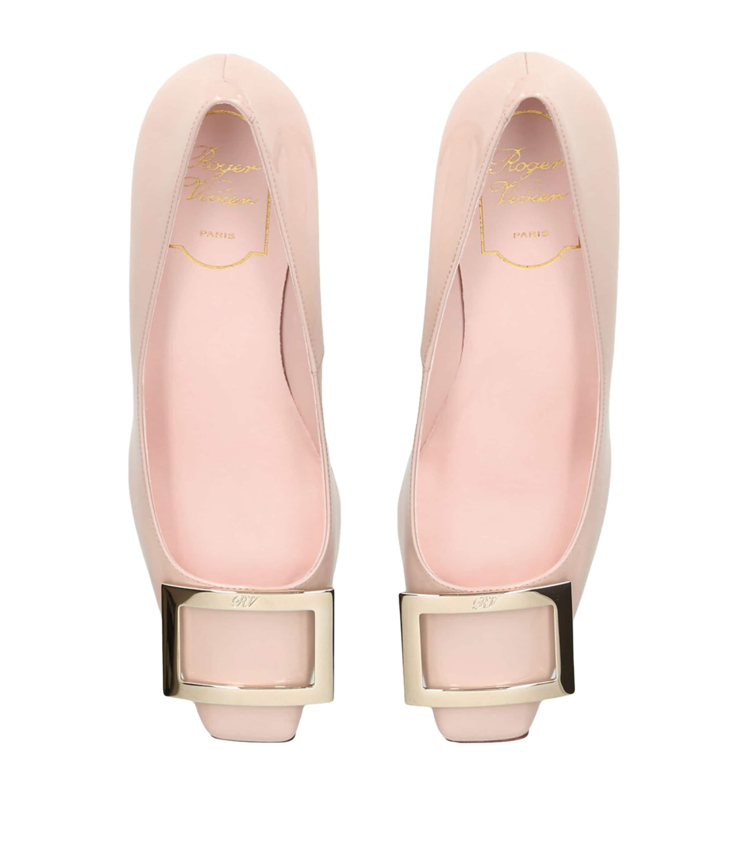 Patent Belle Vivier Trompette Pumps 70 TAUPE Image 4