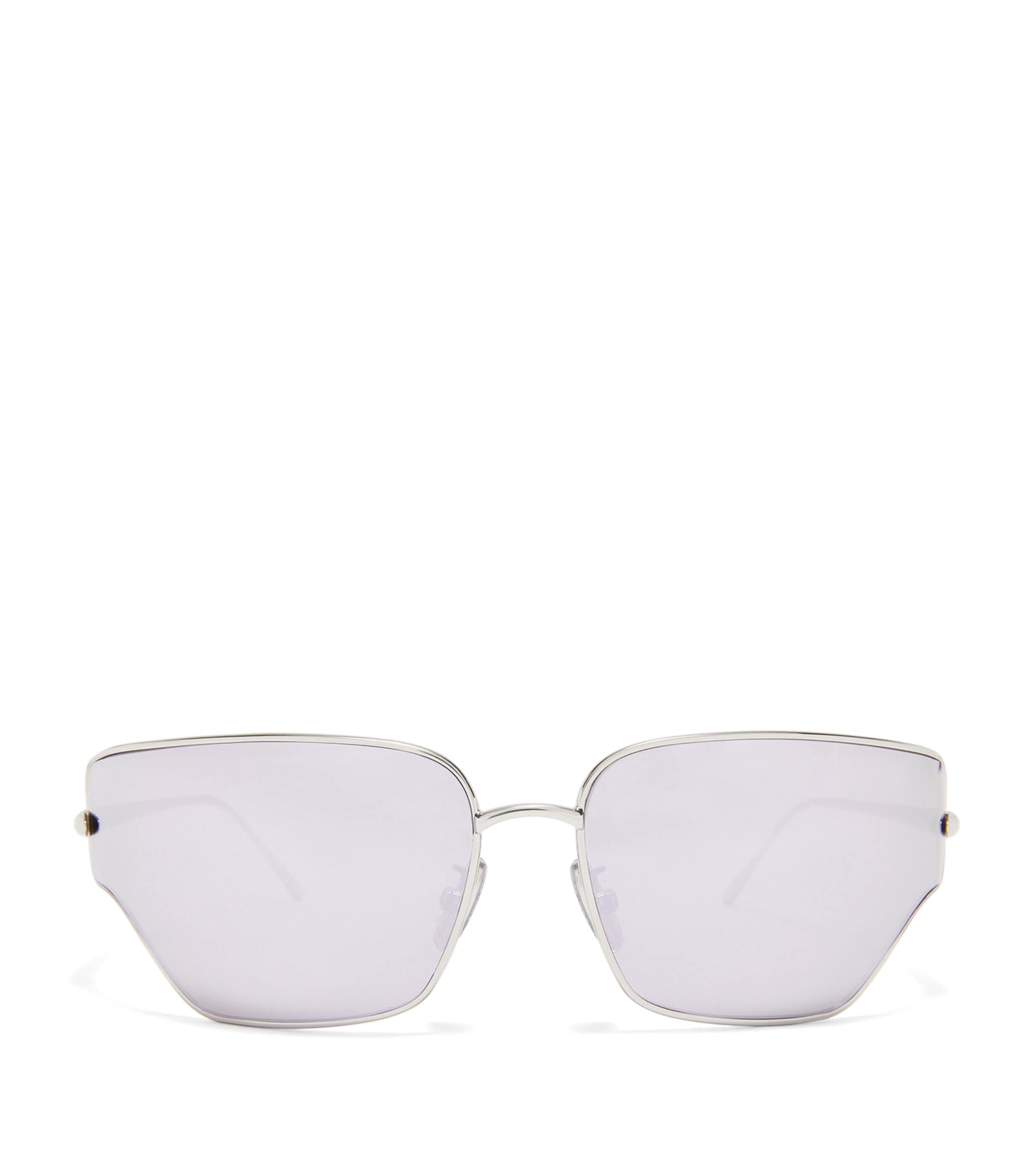 Loewe Metal Arch Sunglasses In Grey