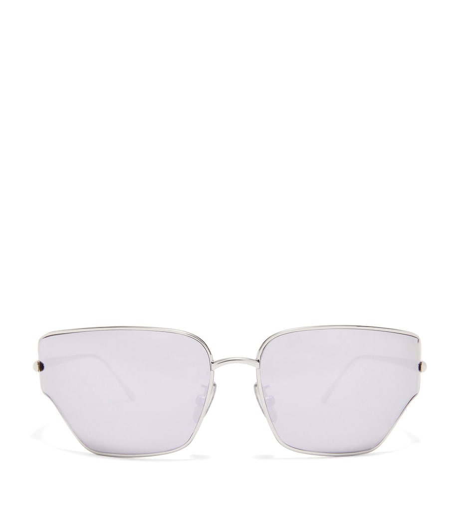 LOEWE Metal Arch Sunglasses Grey/white Image 1