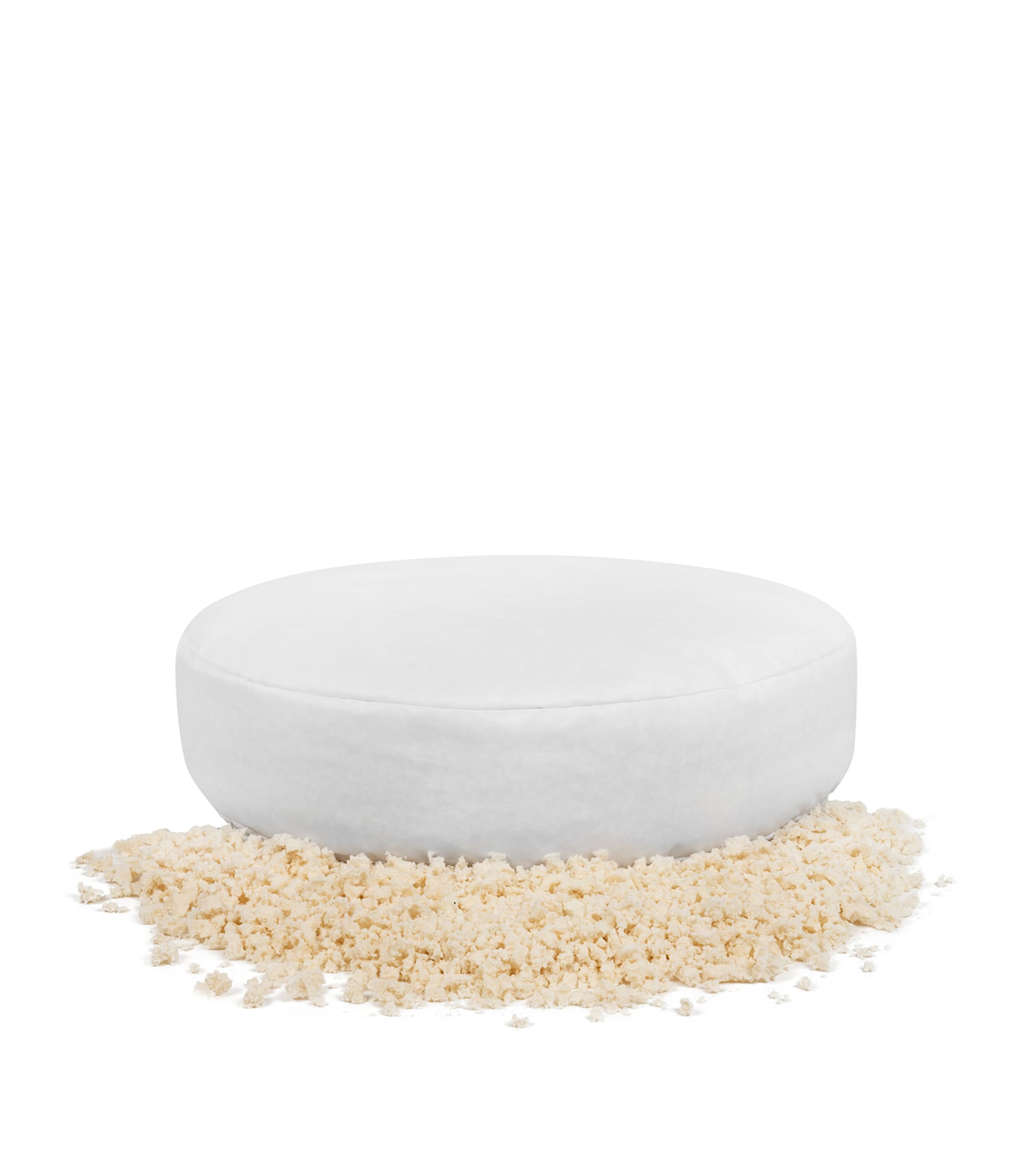 Small Organic Pet Pouf TAUPE Image 6