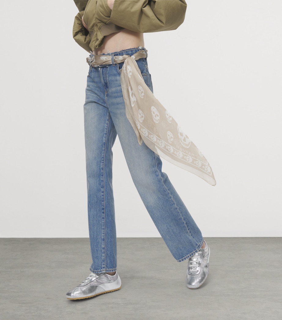 Silk Skull Scarf 9778 Image 2