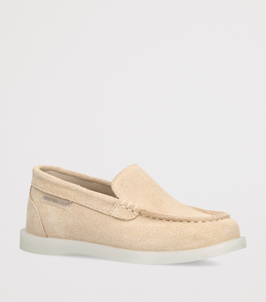 BabyWalker Suede Loafers Beige Image 2