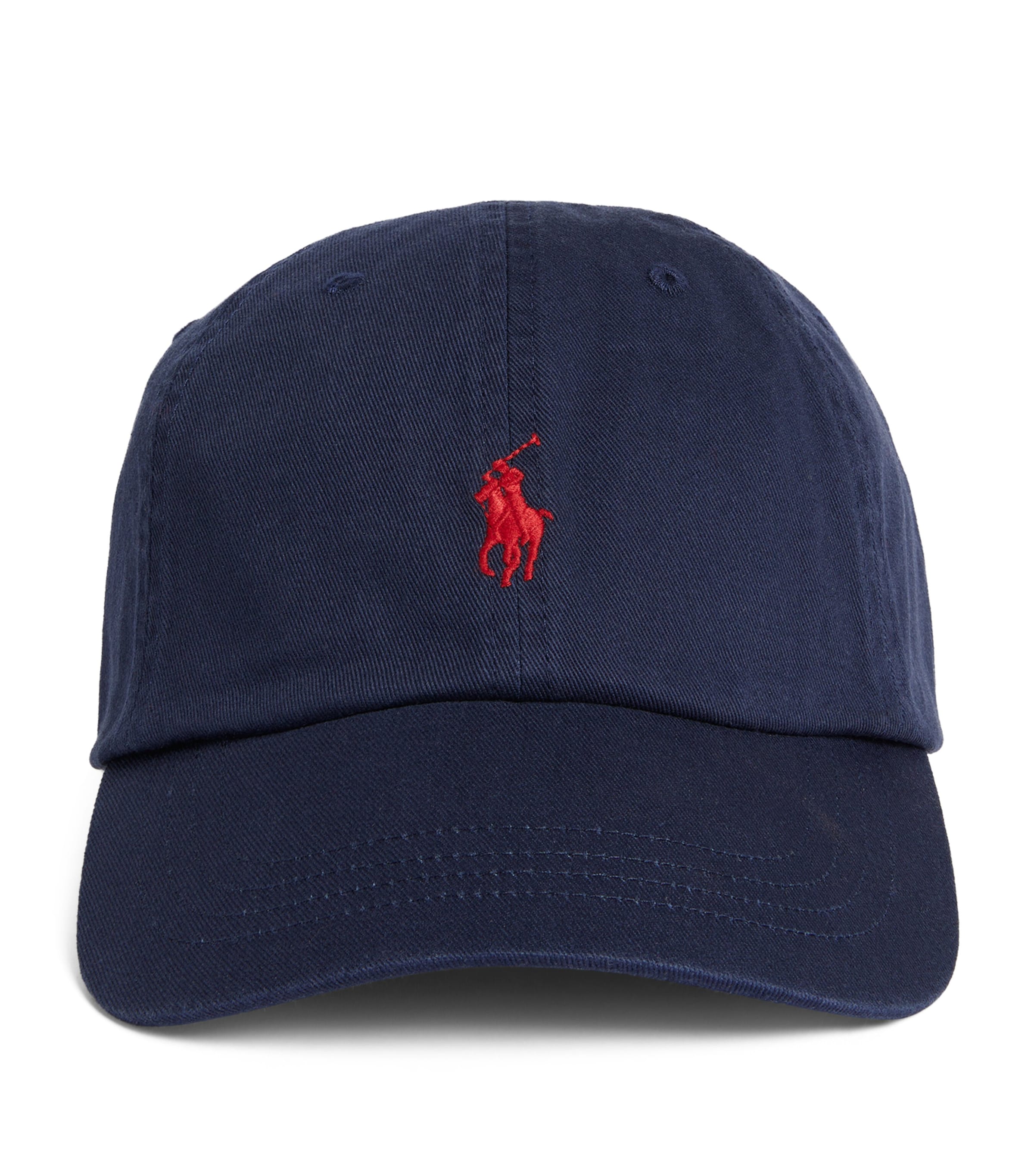 Cotton Polo Pony Baseball Cap MULTI Image 1