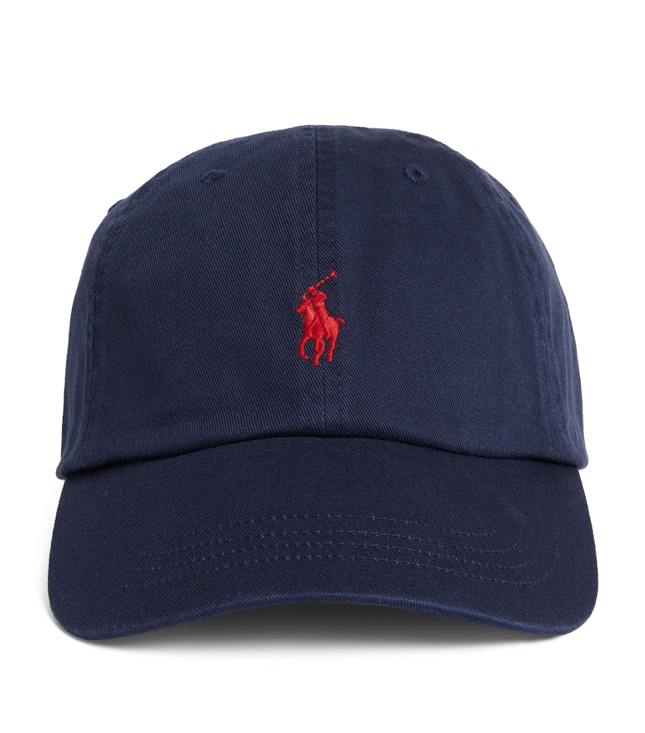 Cotton Polo Pony Baseball Cap MULTI Image 1