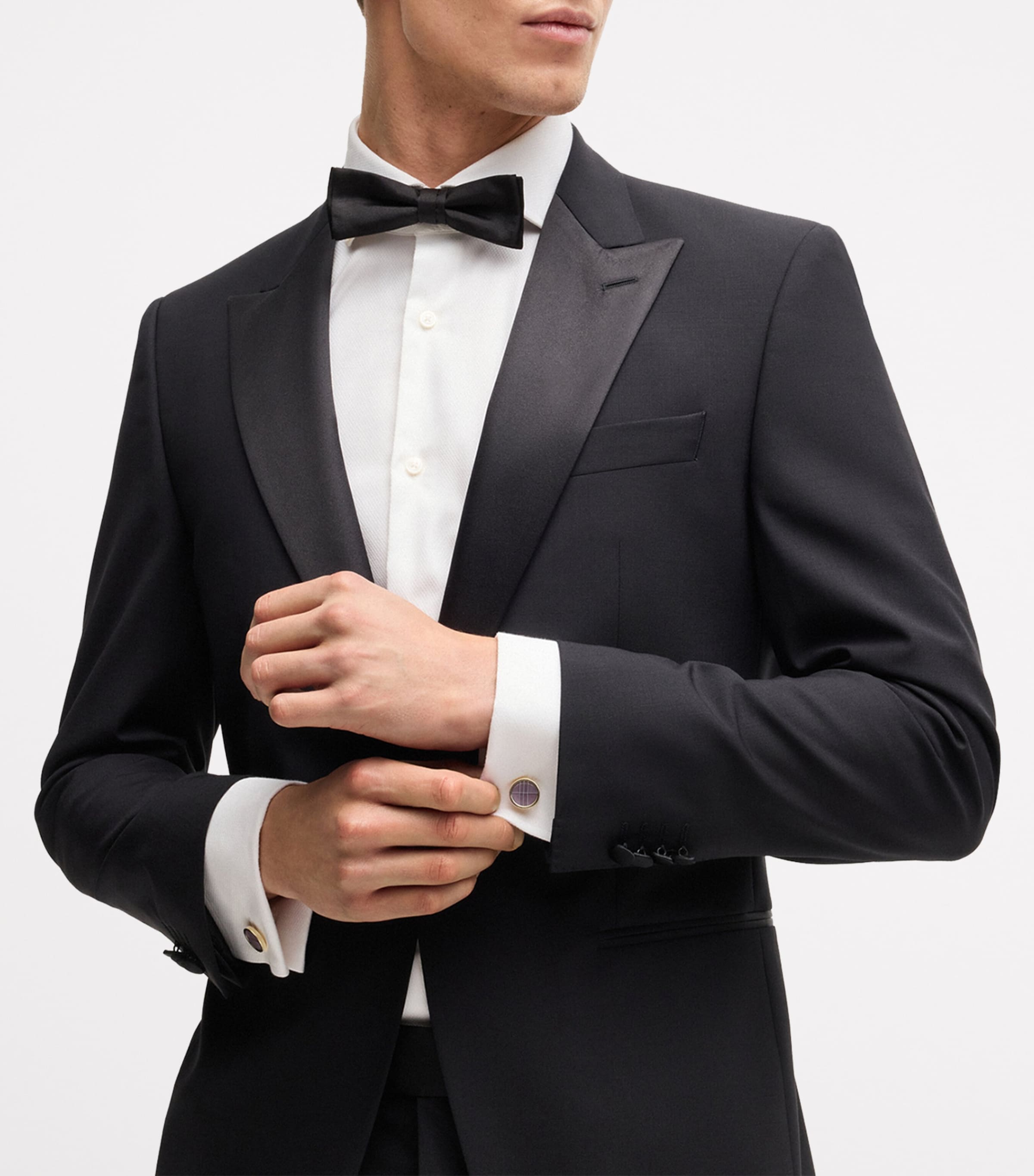 Round Fibreglass-Insert Cufflinks 524 Image 2