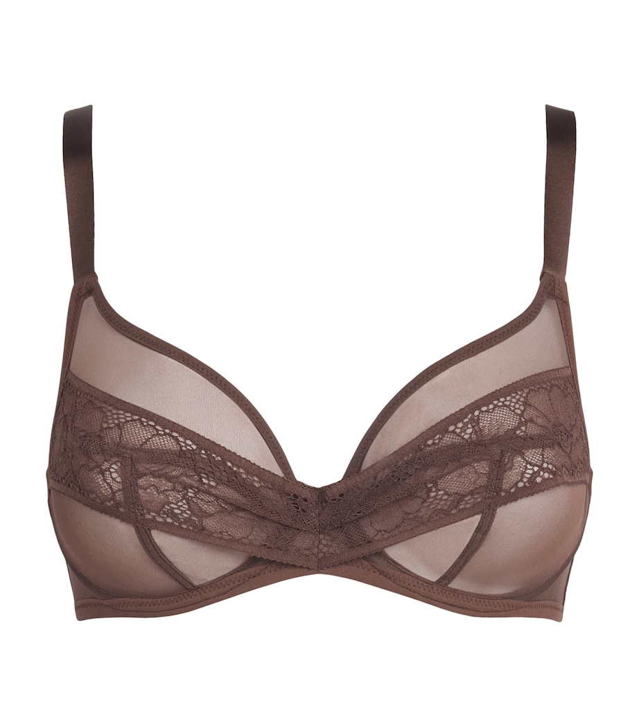Maison Lejaby Womens Nudite Underwired Bra Espresso Dust Image 1