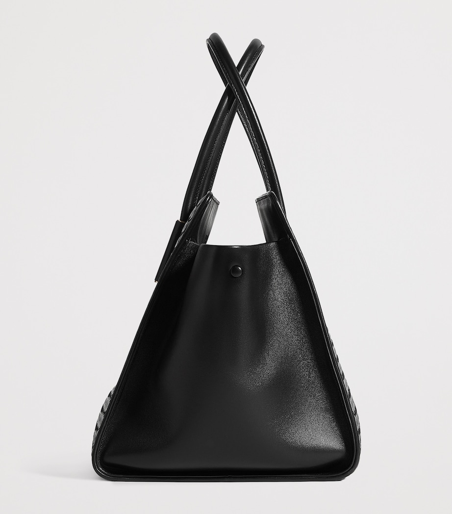Bottega Veneta Womens Leather Barbara Tote Bag Image 5