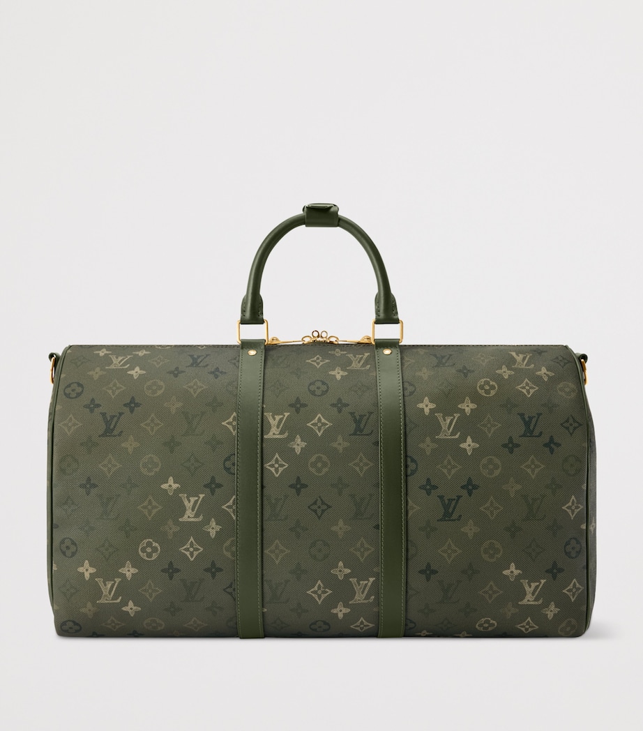 Canvas Keepall Bandoulière 50 Weekend Bag KHAKI GREEN Image 3