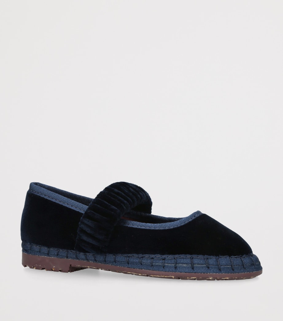 Flabelus Velvet Mafalda Espadrilles Blue/dark Image 3