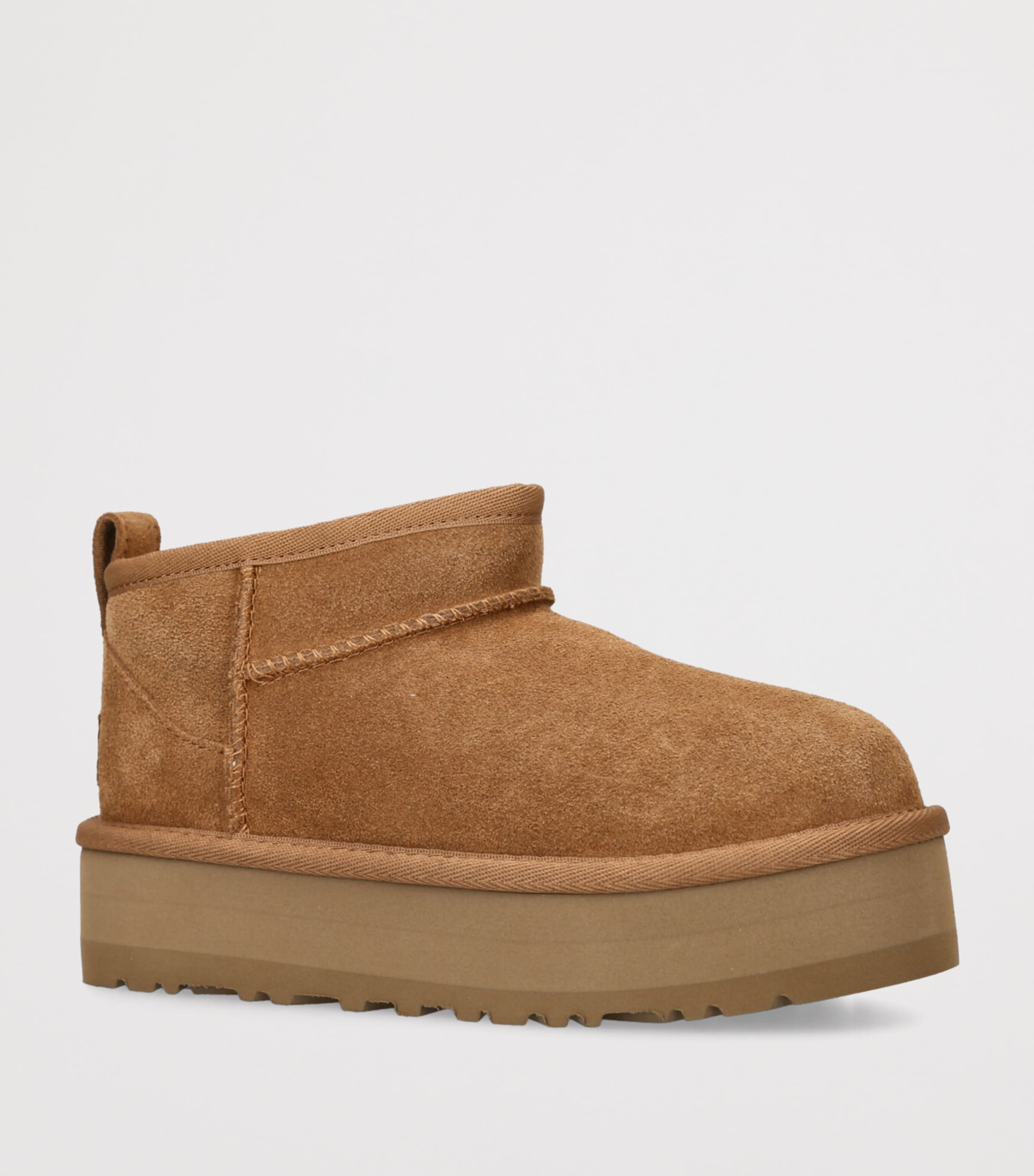 Suede Classic Ultra Mini Platform Boots BROWN Image 3