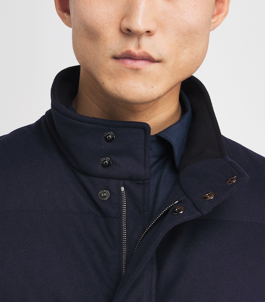 Cashmere Puffer Gilet BLUE Image 6