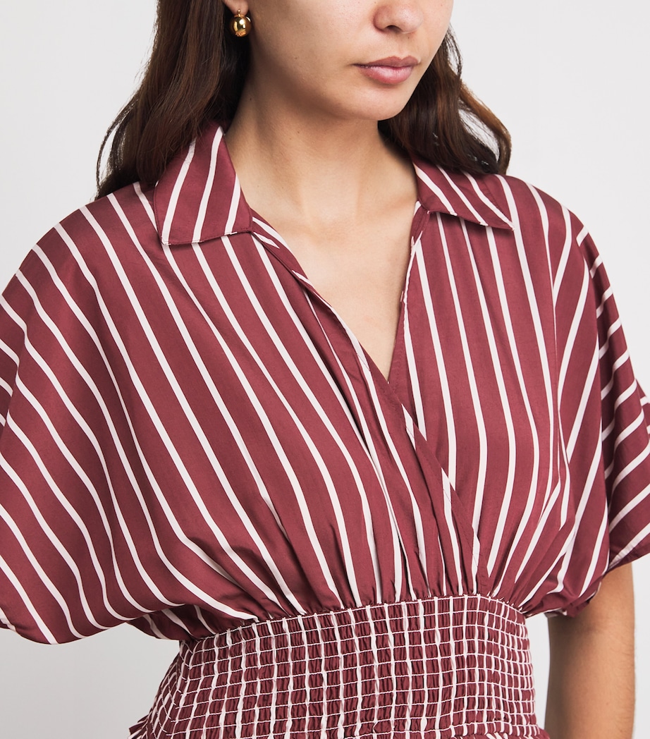 Claudie Pierlot Womens Stripe Wrap Dress Dual Color Image 3