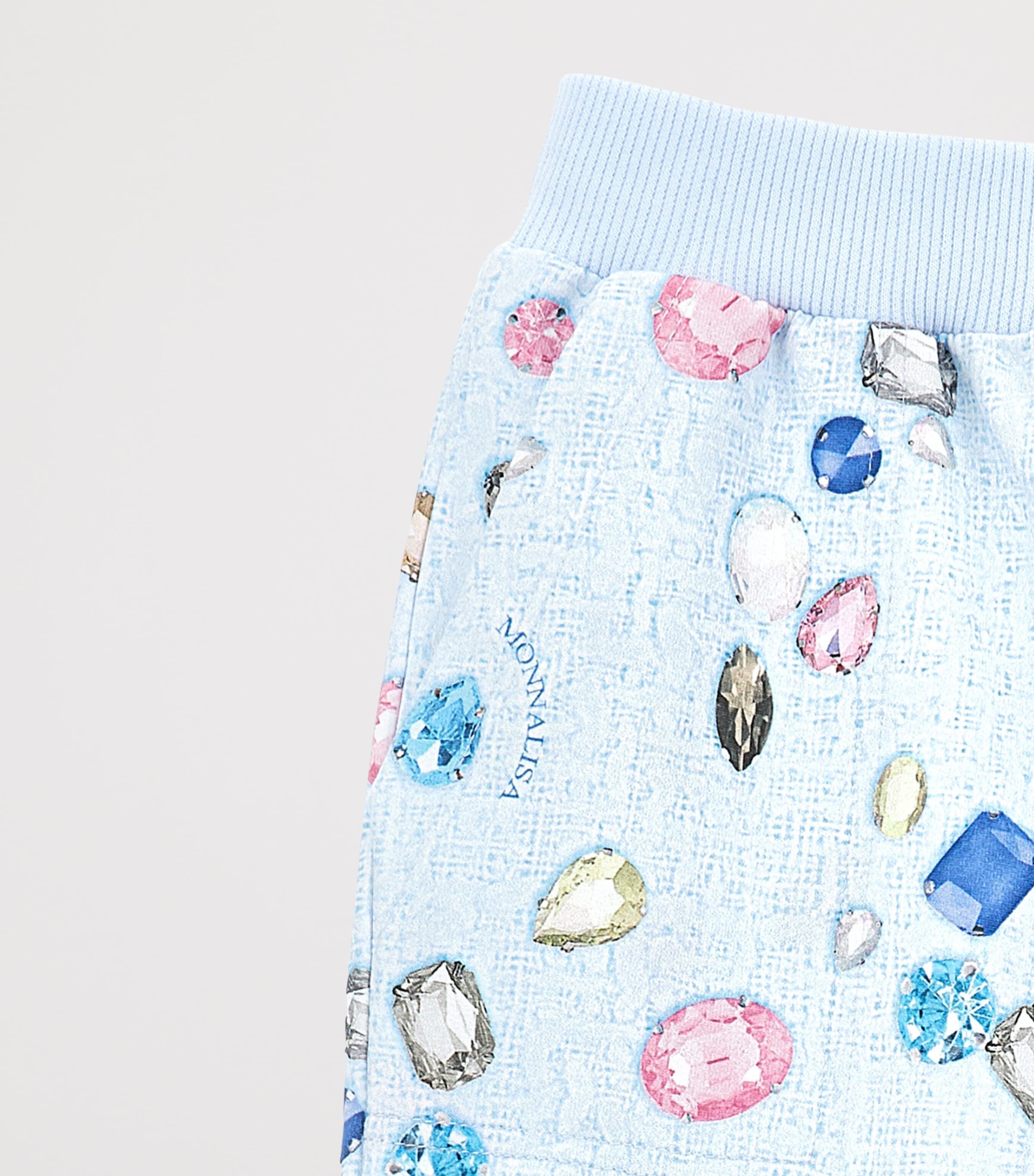 Trompe-l'Oeil Gemstone Sweatpants (2-12 Years) CELESTE Image 3