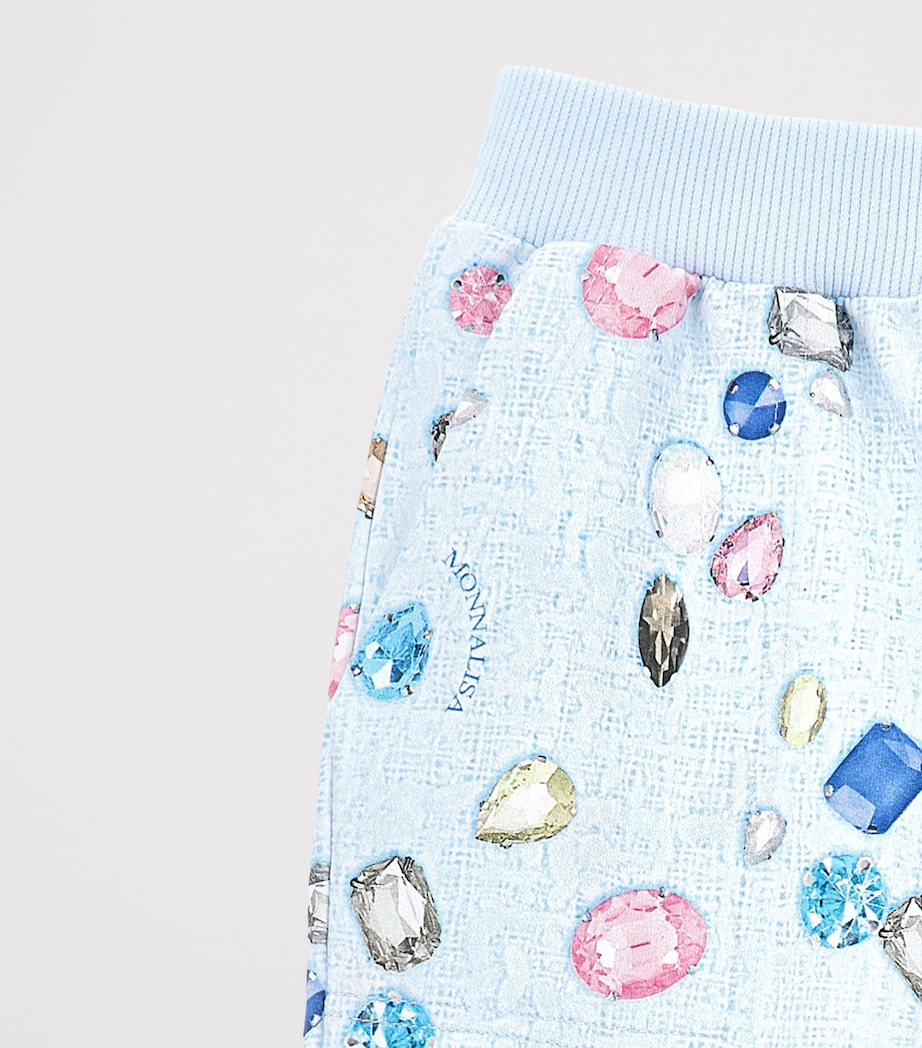 Trompe-l'Oeil Gemstone Sweatpants (2-12 Years) CELESTE Image 3