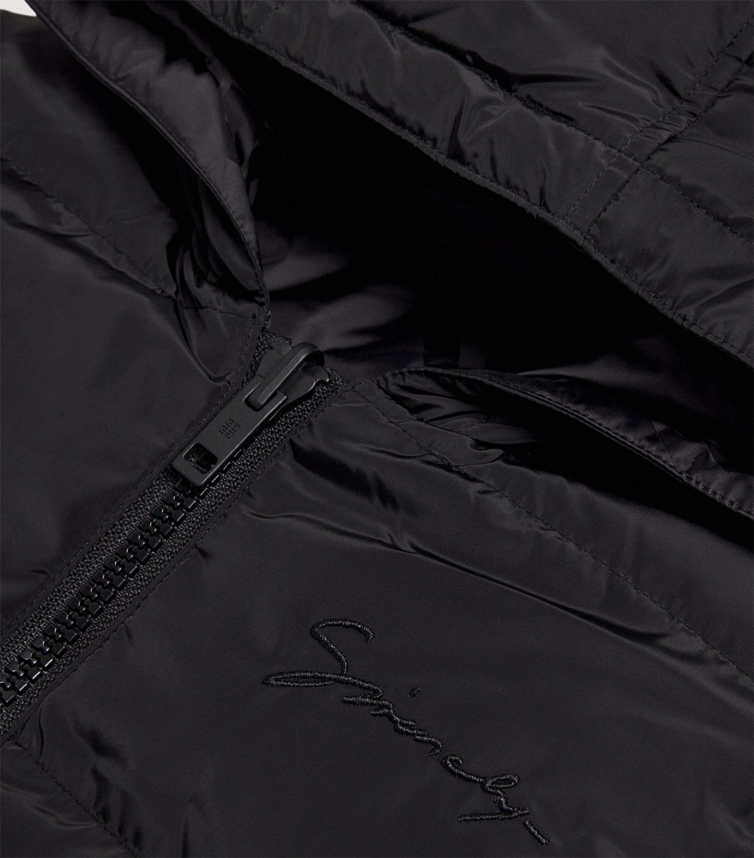 Reversible Puffer Jacket (4-12 Years) BLACK Image 4