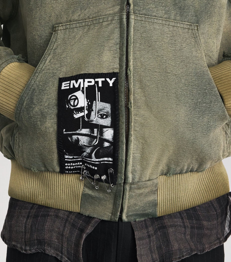 Enfants Riches Déprimés Mens Cotton War Started Jacket Crust Olive Image 3
