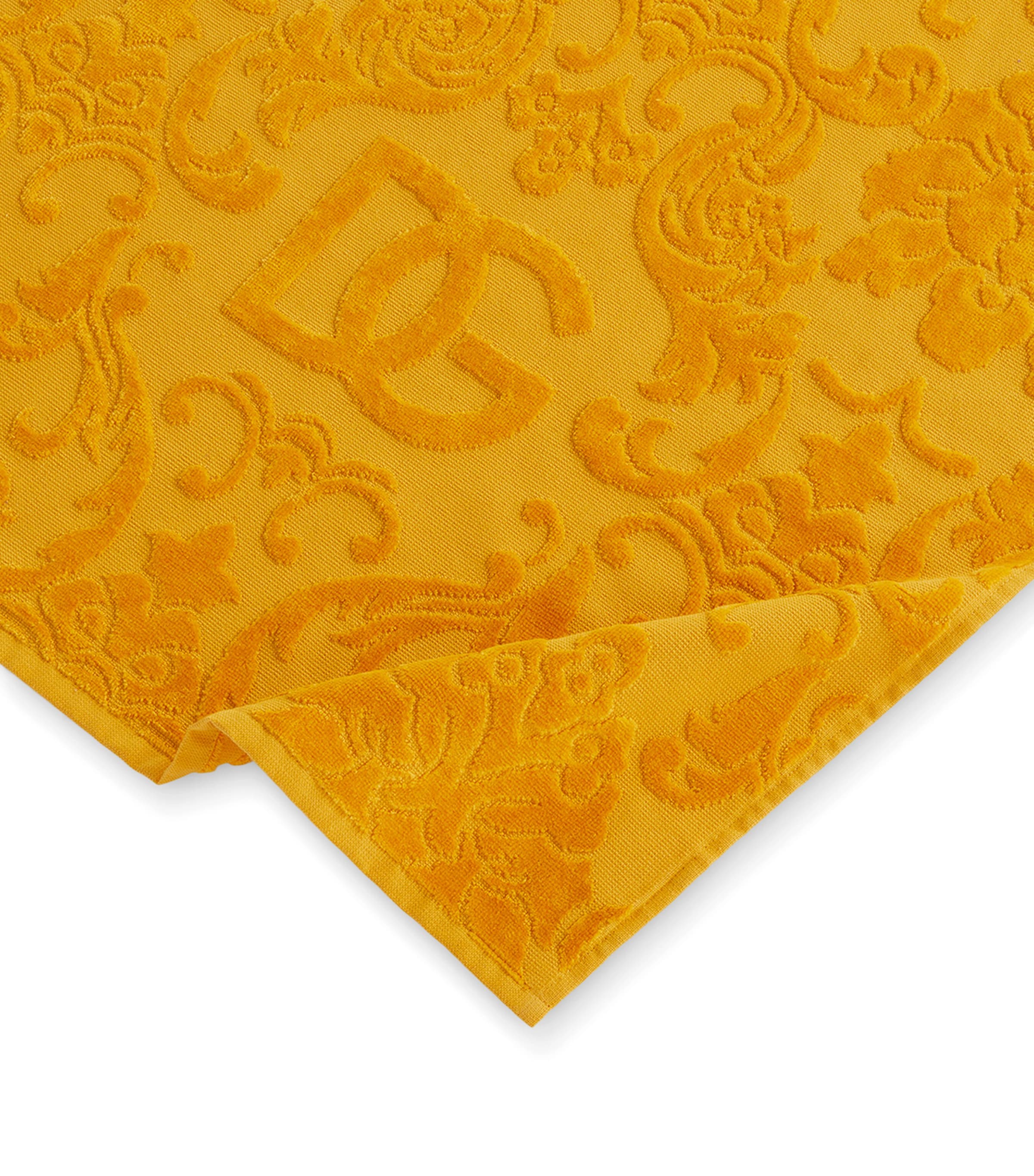 Dolce&Gabbana Casa Set of 5 Cotton Jacquard Bath Towels Oro Image 5