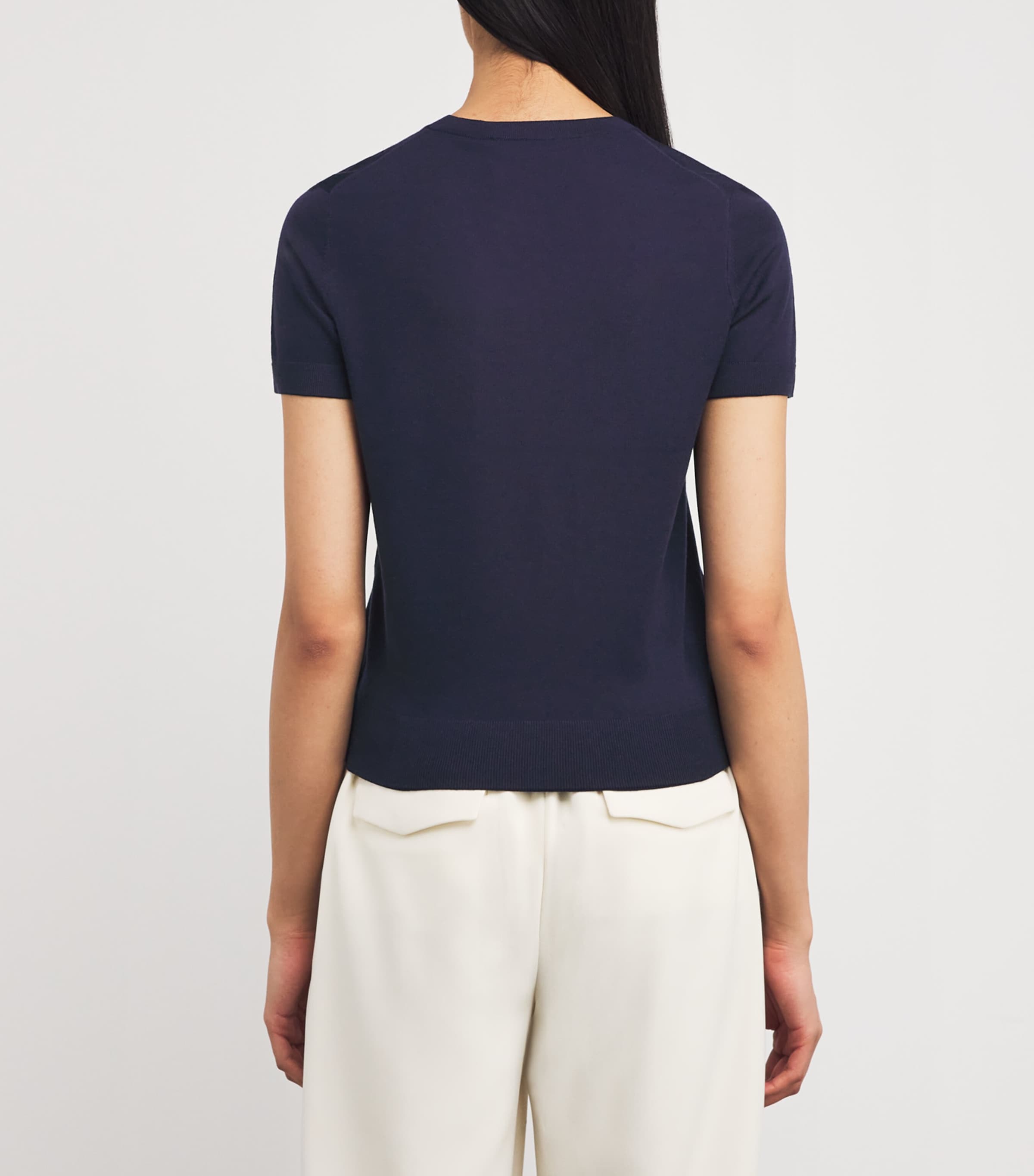 Regal Wool Sweater T-Shirt DEEP NAVY - G8E Image 4