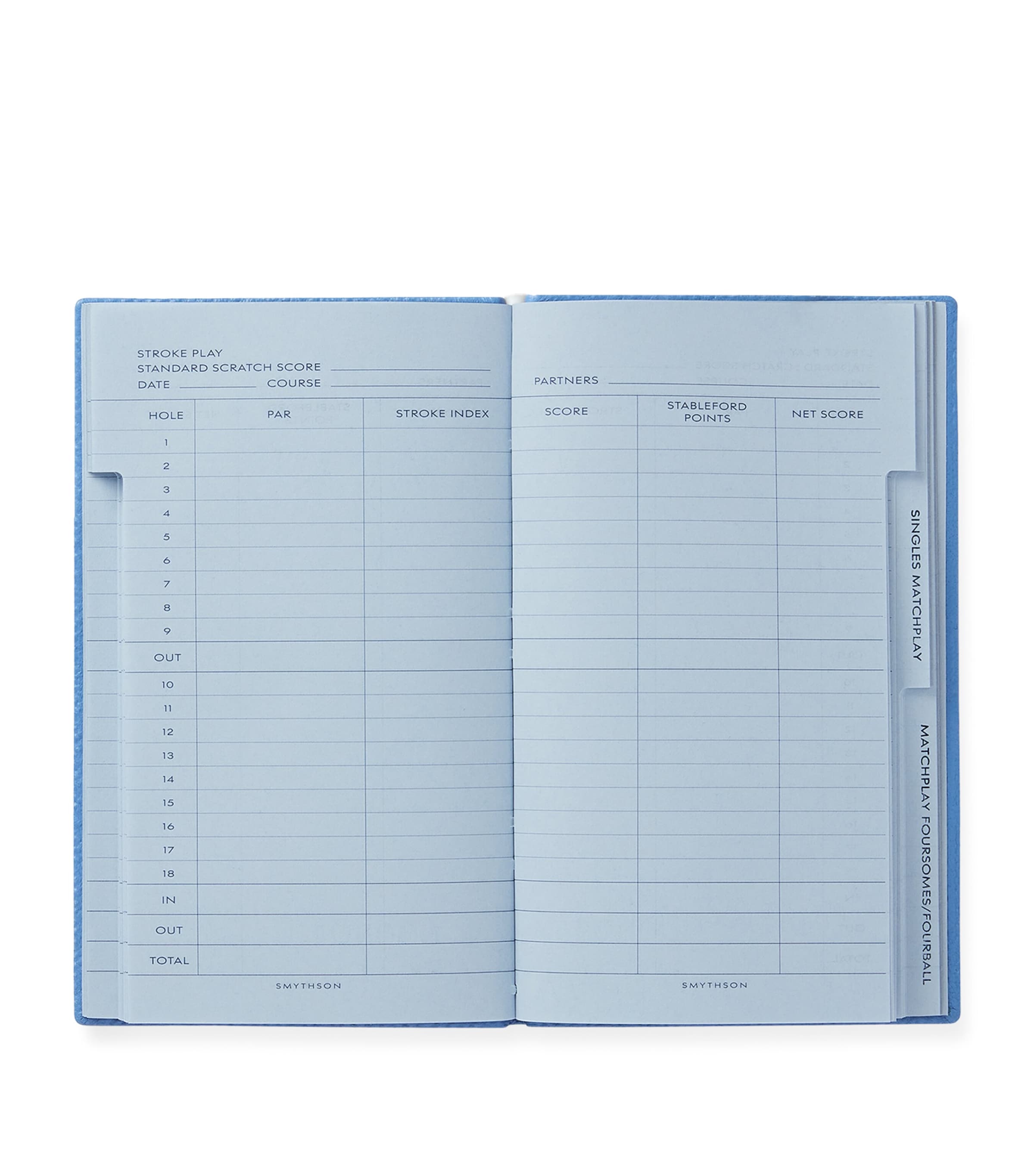 Leather Golf Notes Panama Notebook NILE BLUE SS21 Image 2