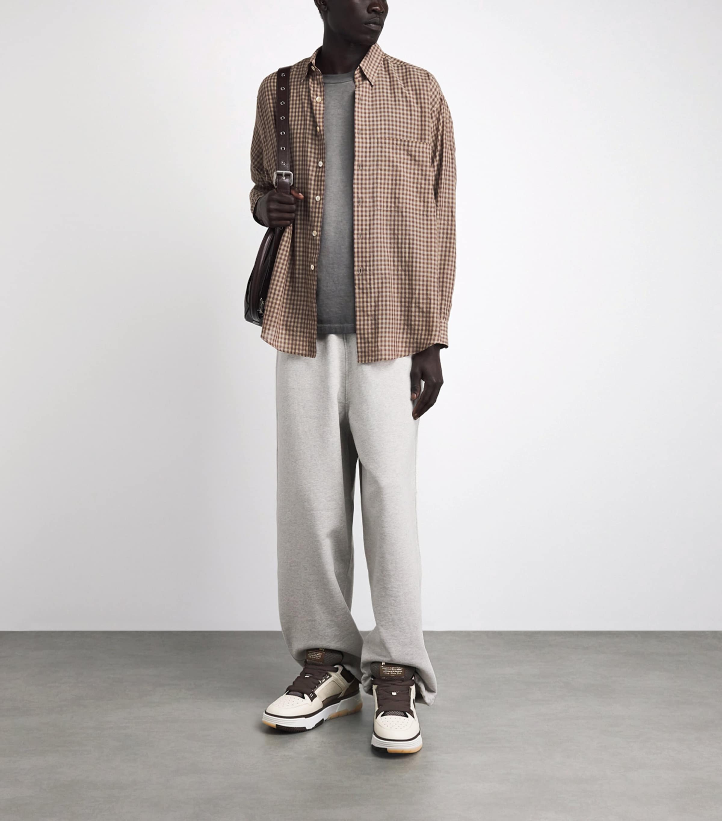 AMIRI Leather MA-1 Sneakers Brown Image 4