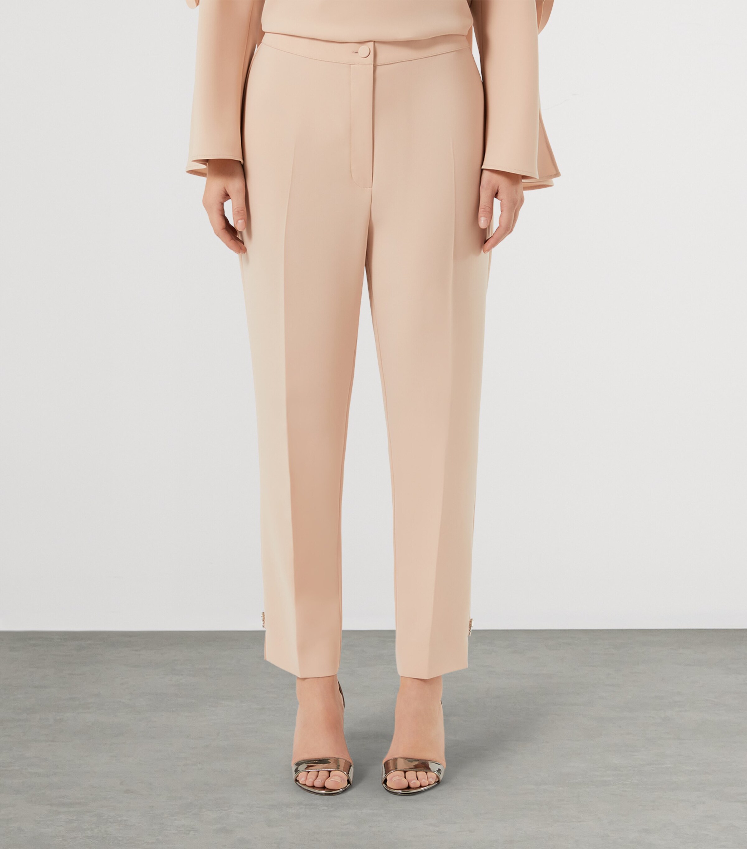 Marina Rinaldi Womens Cady Trousers Skin Image 3