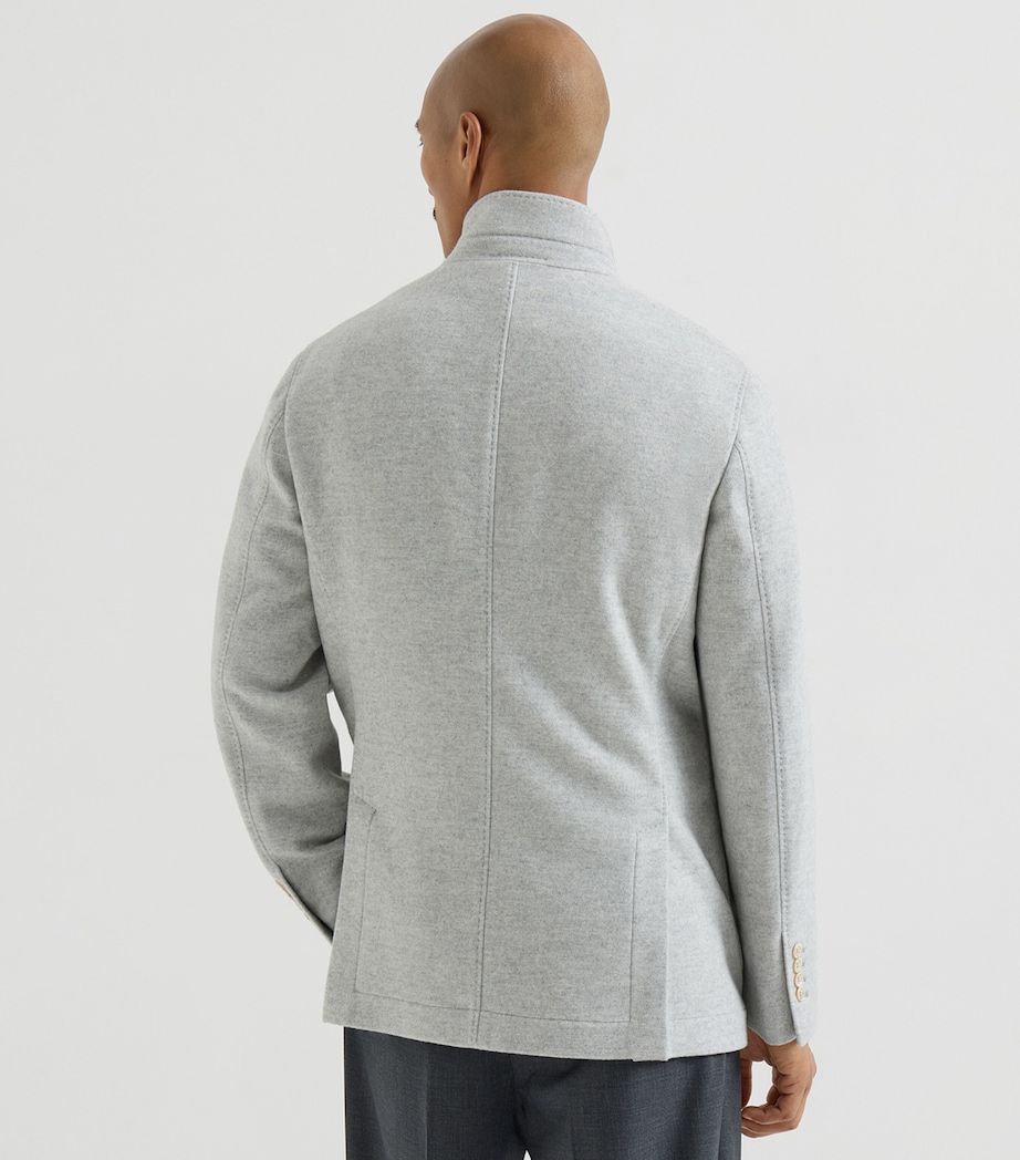 Brunello Cucinelli Mens Water-Resistant Cashmere Blazer Image 5