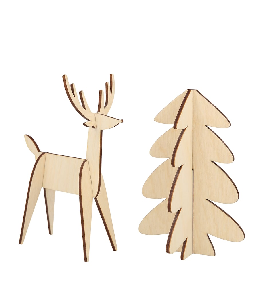 Wooden Gingerbread House Craft Kit MULTICOLORED Image 6