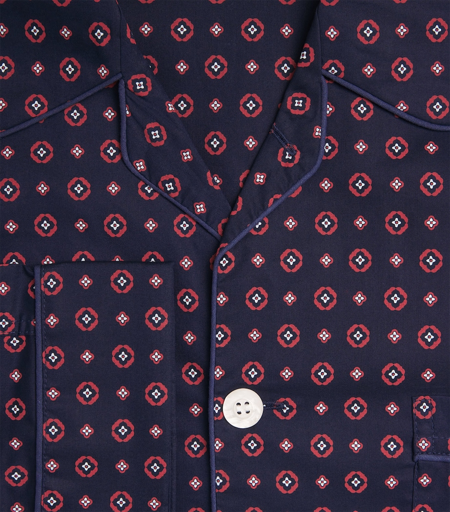 Cotton Printed Nelson Pyjama Set 107NAV Image 5