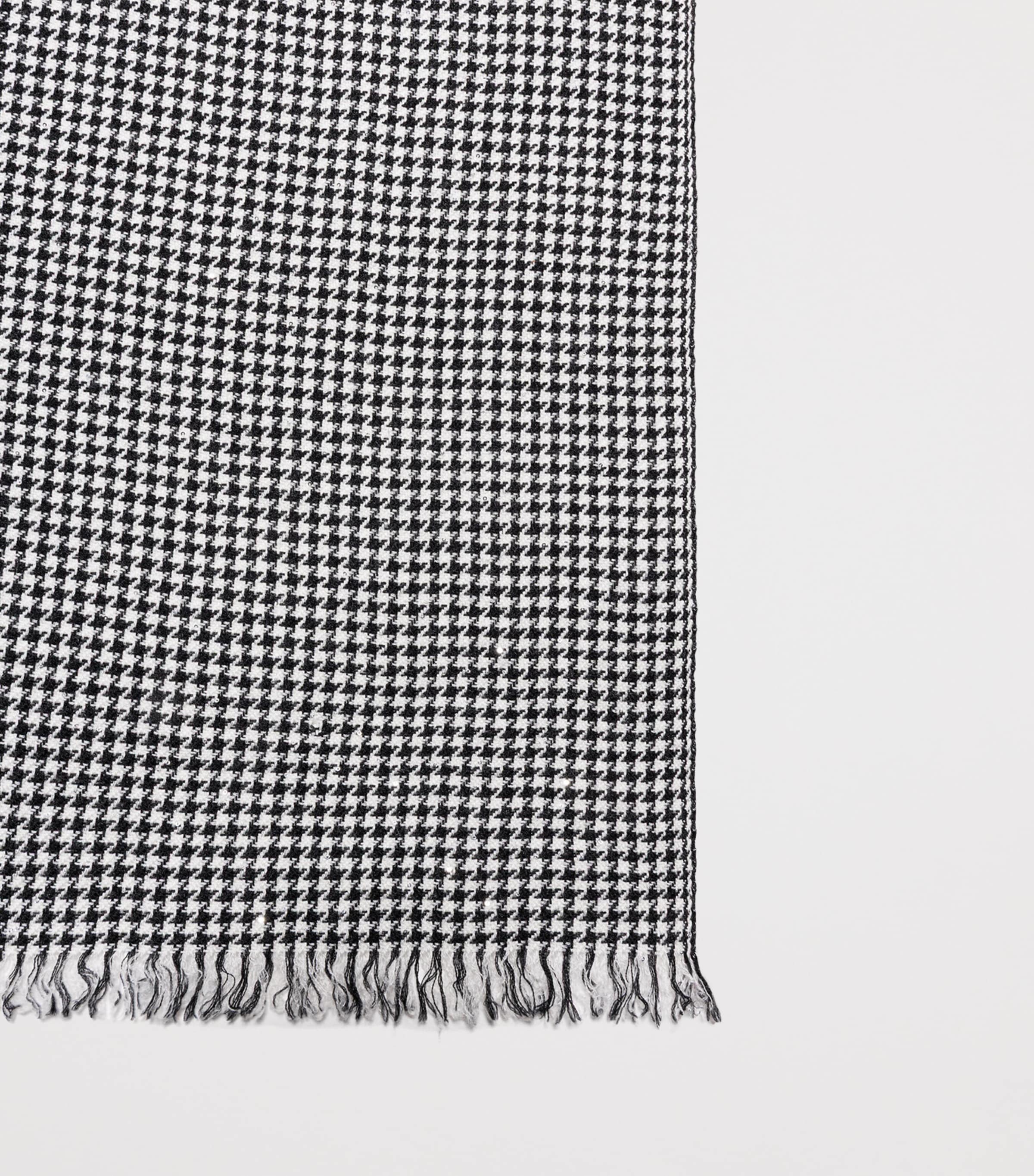 TOM FORD Sequinned Houndstooth Scarf Nwa Image 4